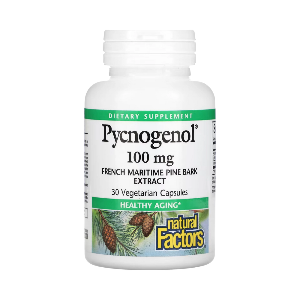 Natural Factors, Pycnogenol, 100 Mg, 30 Vegetarian Capsules