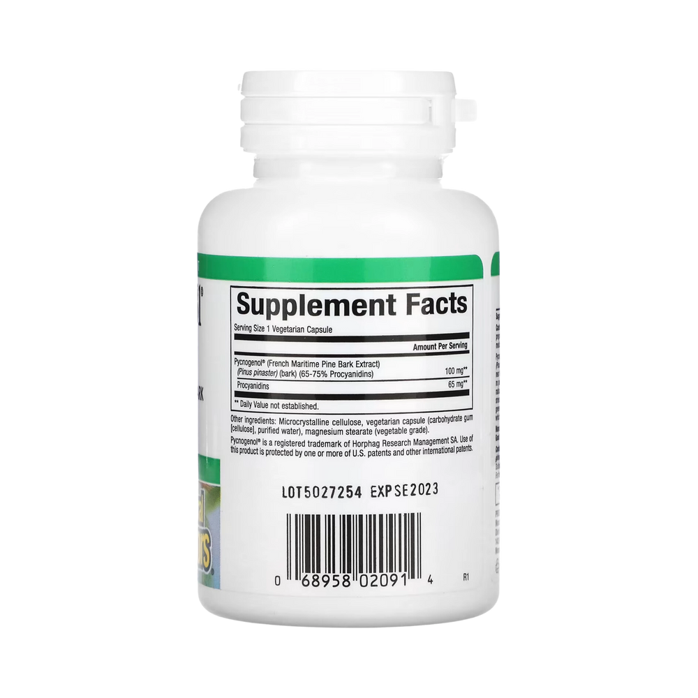 Natural Factors, Pycnogenol, 100 Mg, 30 Vegetarian Capsules