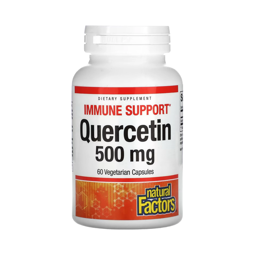 Natural Factors, Quercetin, 500 Mg, 60 Vegetarian Capsules