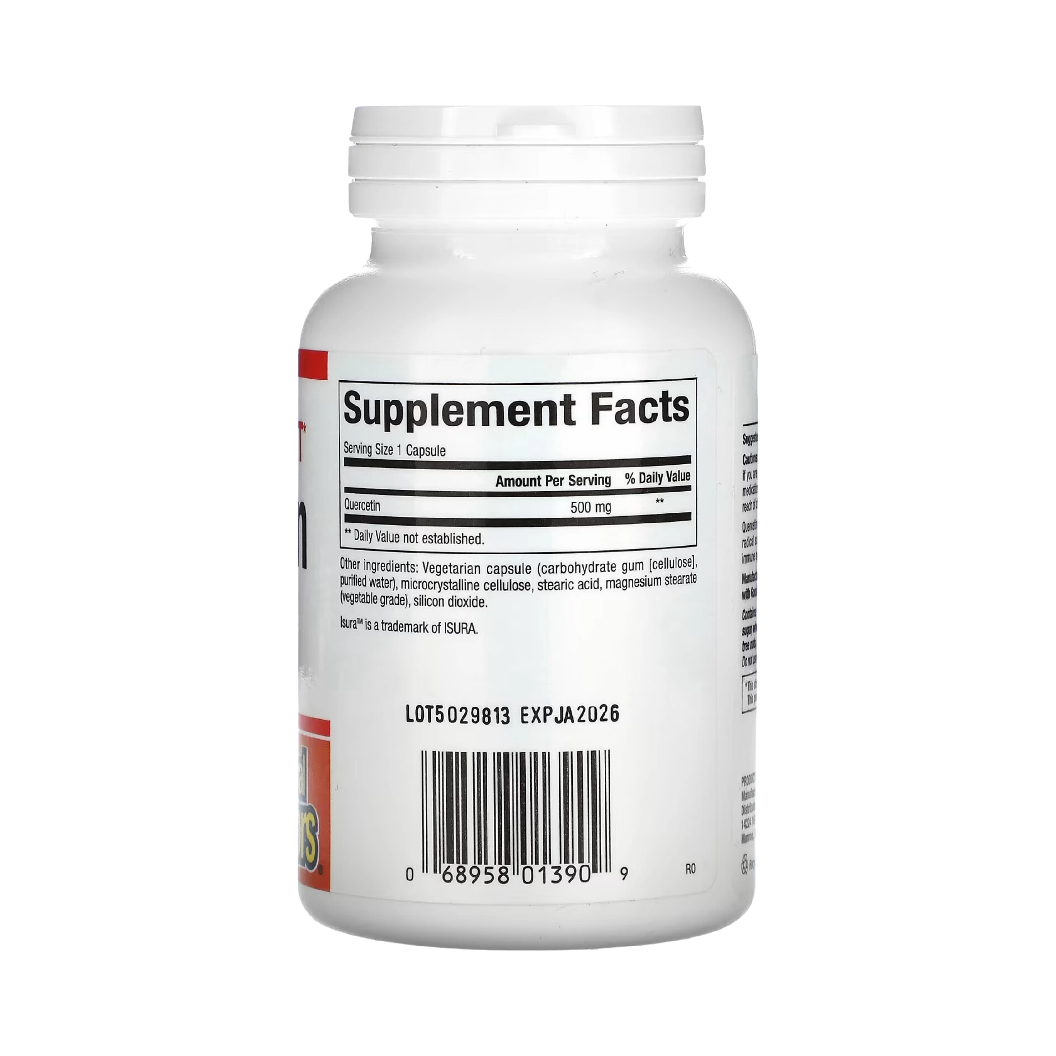 Natural Factors, Quercetin, 500 Mg, 60 Vegetarian Capsules