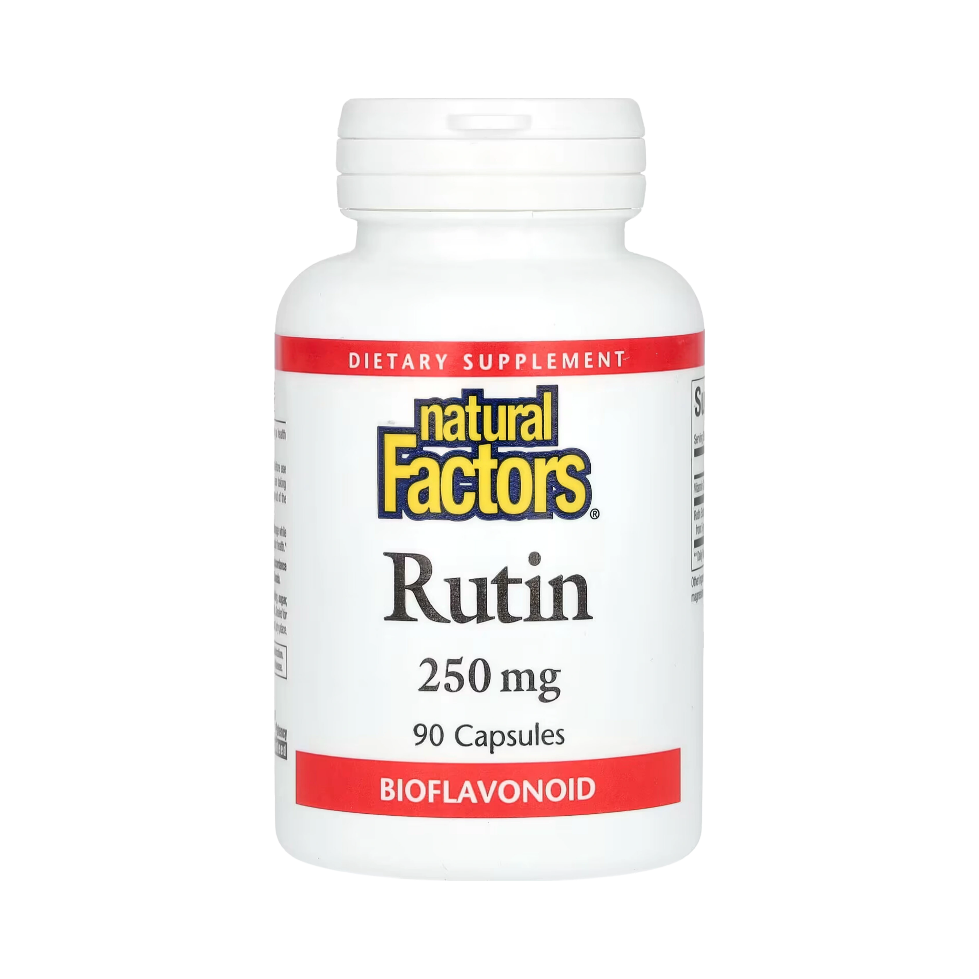 Natural Factors, Rutin, 250 Mg, 90 Capsules