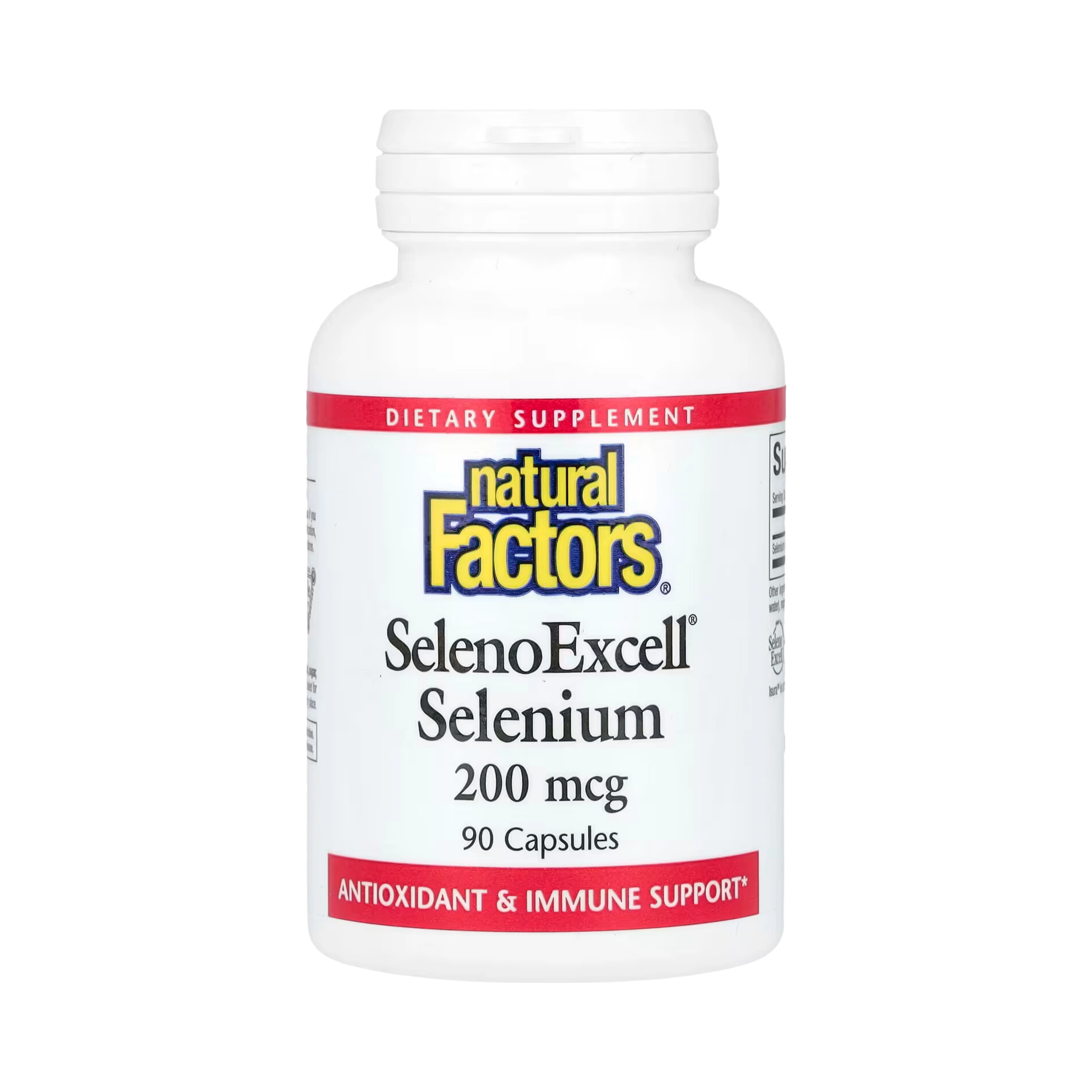 Natural Factors, SelenoExcell, Selenium, 200 Mcg, 90 Capsules