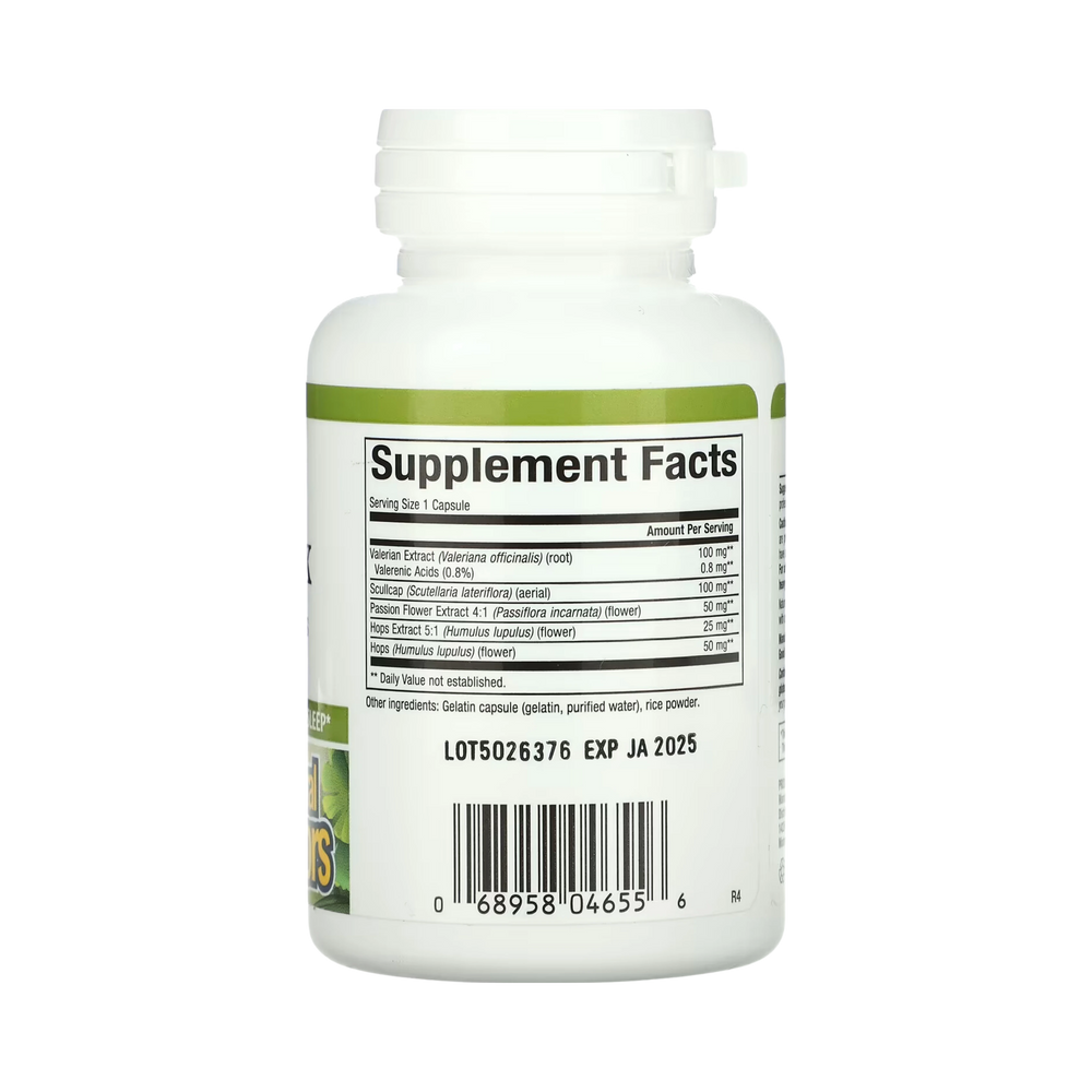 Natural Factors, Sleep Relax with Valerian & Hops, 90 Capsules