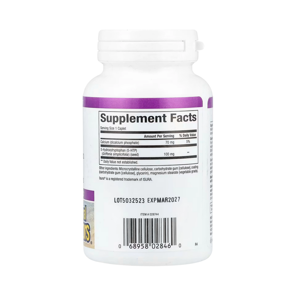Natural Factors, Stress-Relax, 5-HTP, 100 Mg, 120 Time Release Caplets
