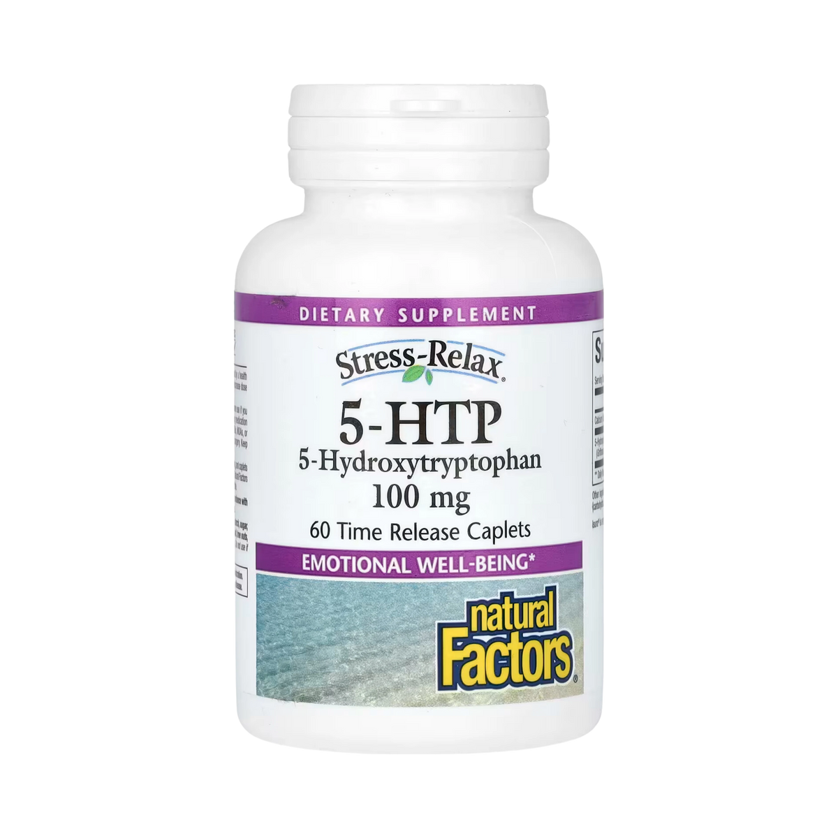 Natural Factors, Stress-Relax, 5-HTP, 100 Mg, 60 Time Release Caplets