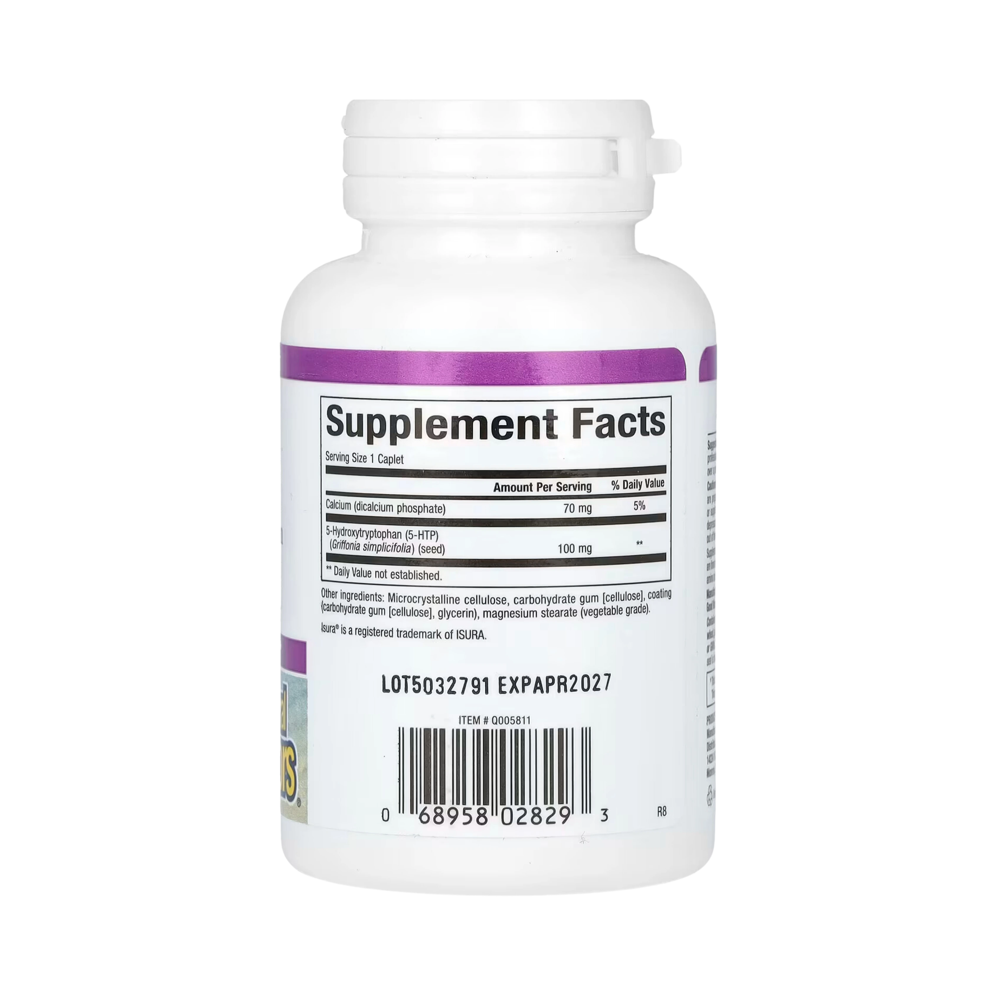 Natural Factors, Stress-Relax, 5-HTP, 100 Mg, 60 Time Release Caplets