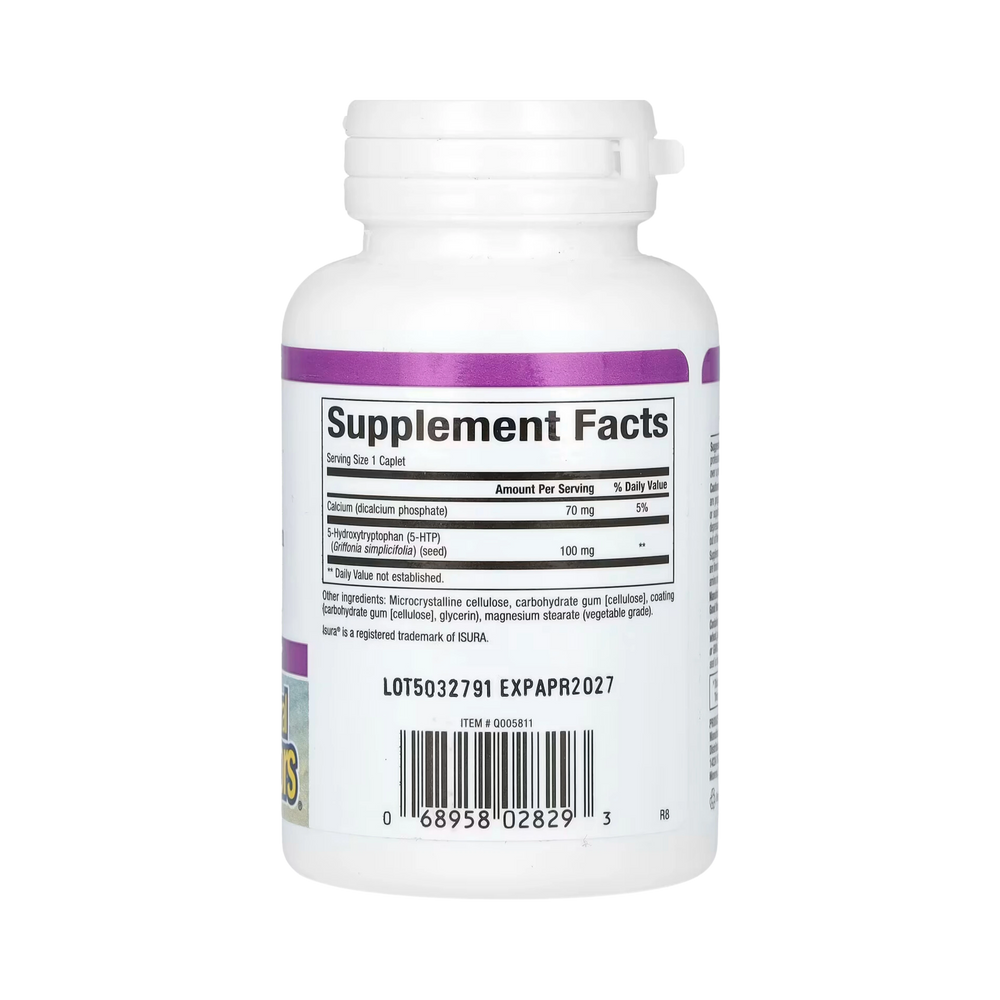 Natural Factors, Stress-Relax, 5-HTP, 100 Mg, 60 Time Release Caplets