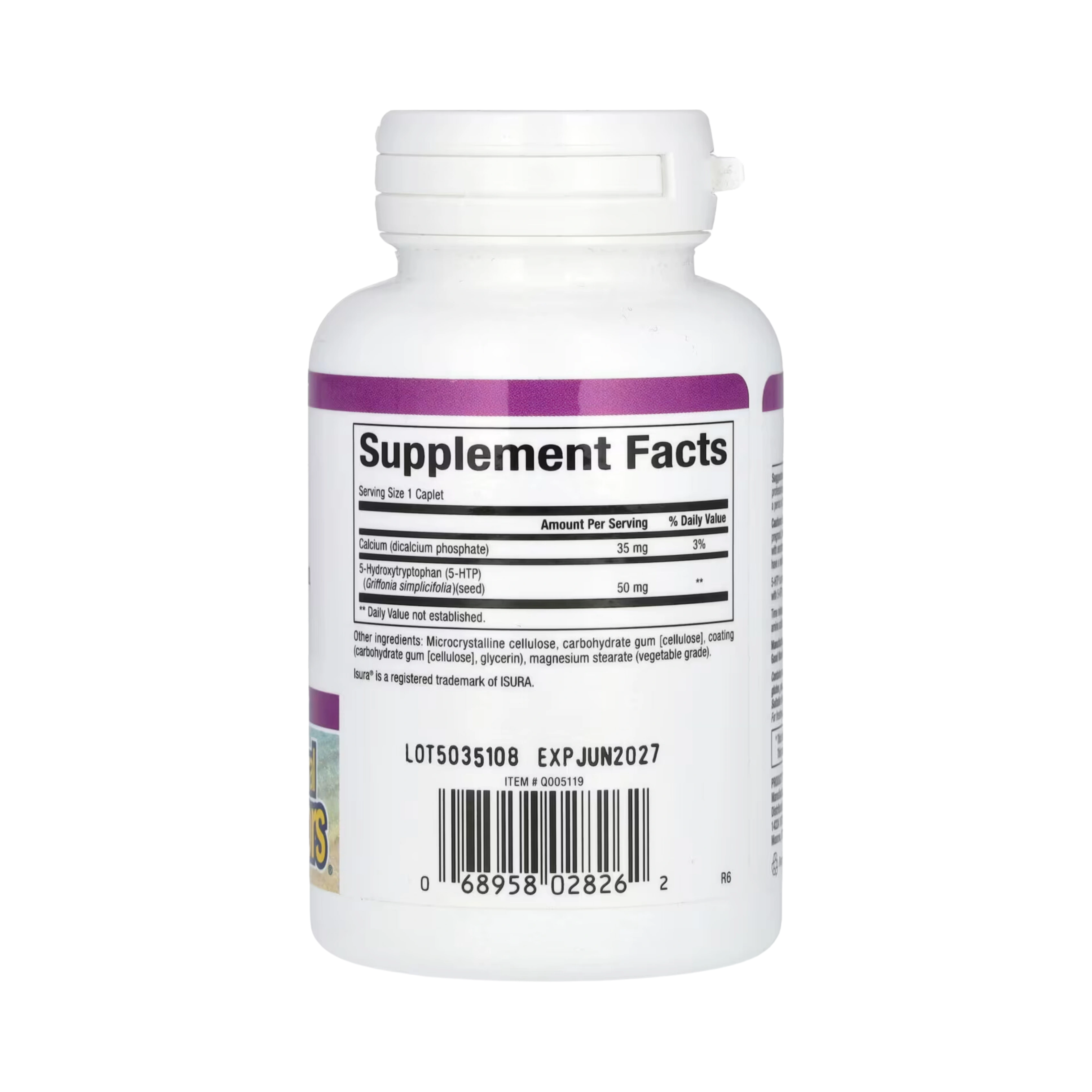 Natural Factors, Stress-Relax, 5-HTP, 50 Mg, 60 Time Release Caplets
