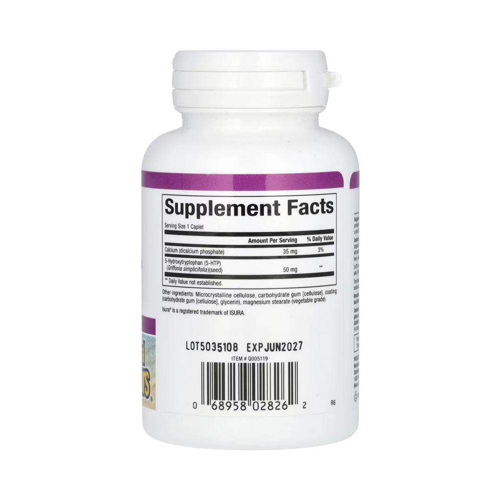 Natural Factors, Stress-Relax, 5-HTP, 50 Mg, 60 Time Release Caplets