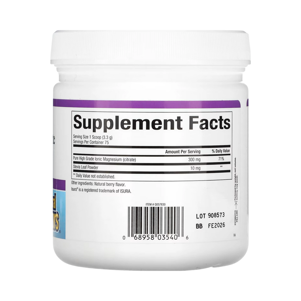 Natural Factors, Stress-Relax, Magnesium Citrate, Berry Drink Mix, 8.8 Oz