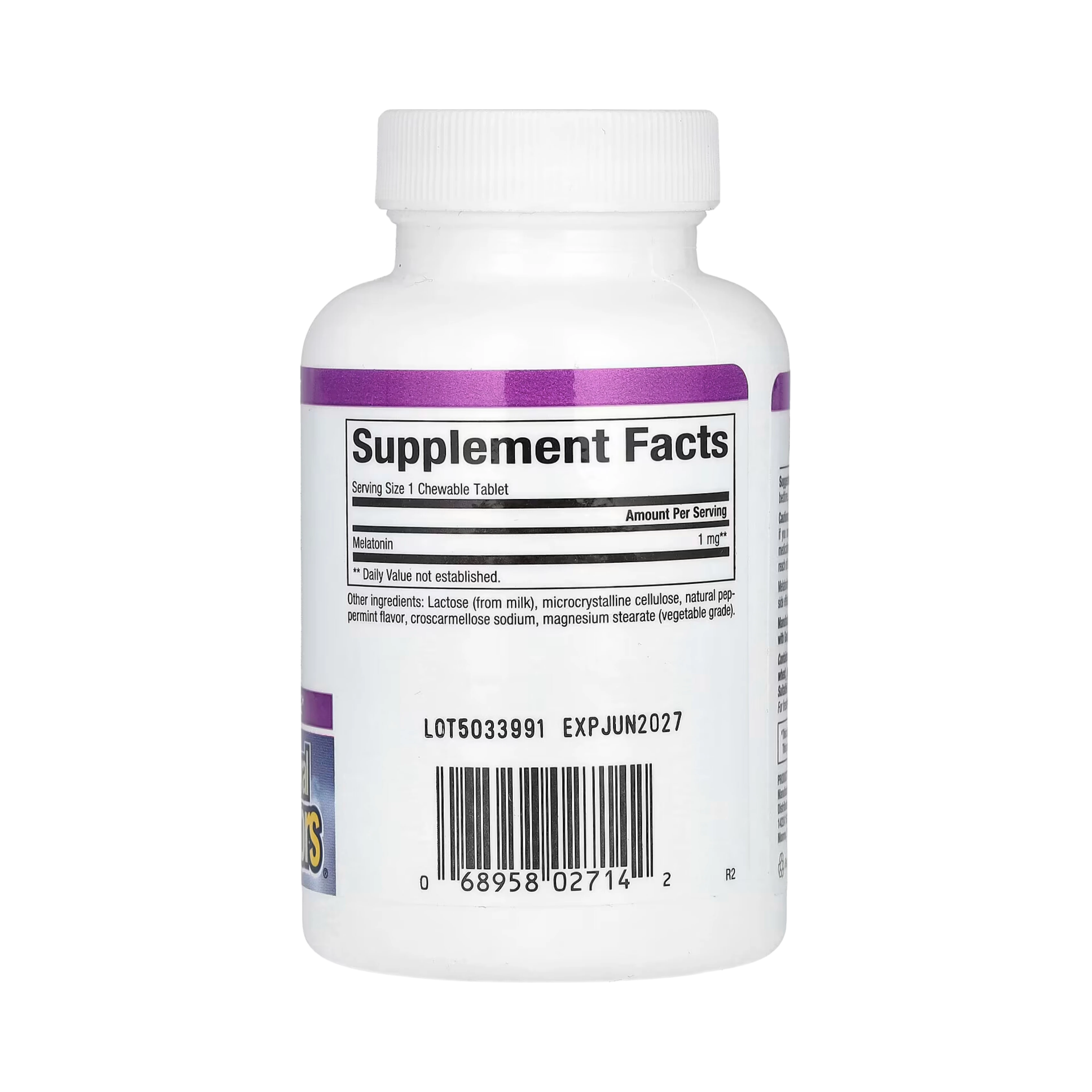 Natural Factors, Stress-Relax, Melatonin, 1 Mg, 180 Chewable Tablets