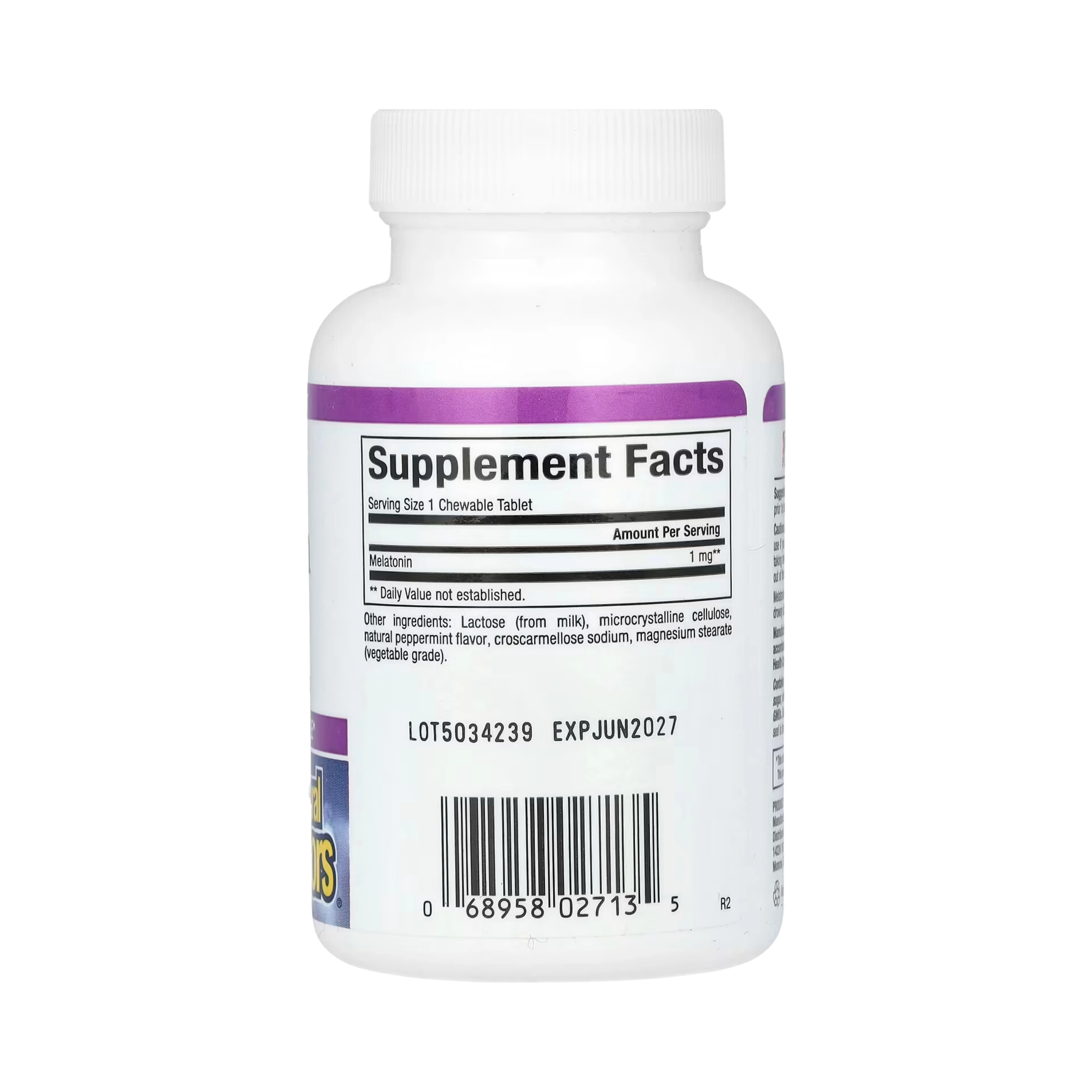 Natural Factors, Stress-Relax, Melatonin, 1 Mg, 90 Chewable Tablets