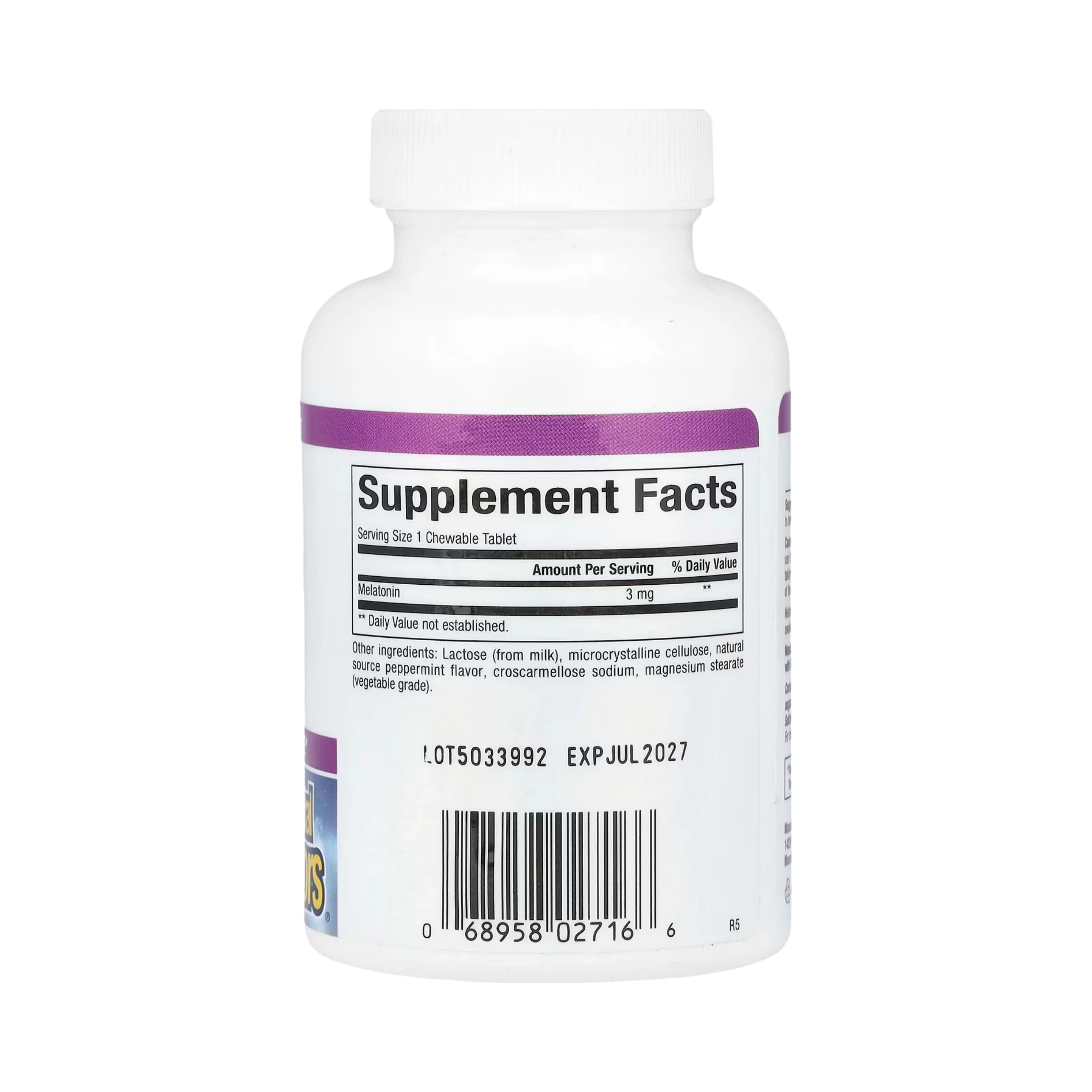 Natural Factors, Stress-Relax, Melatonin, 3 Mg, 180 Chewable Tablets