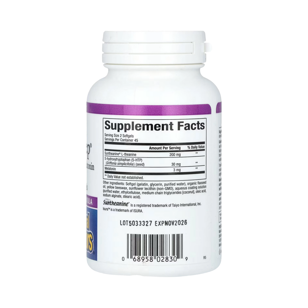 Natural Factors, Stress-Relax, Tranquil Sleep, 90 Enteric Coated Softgels