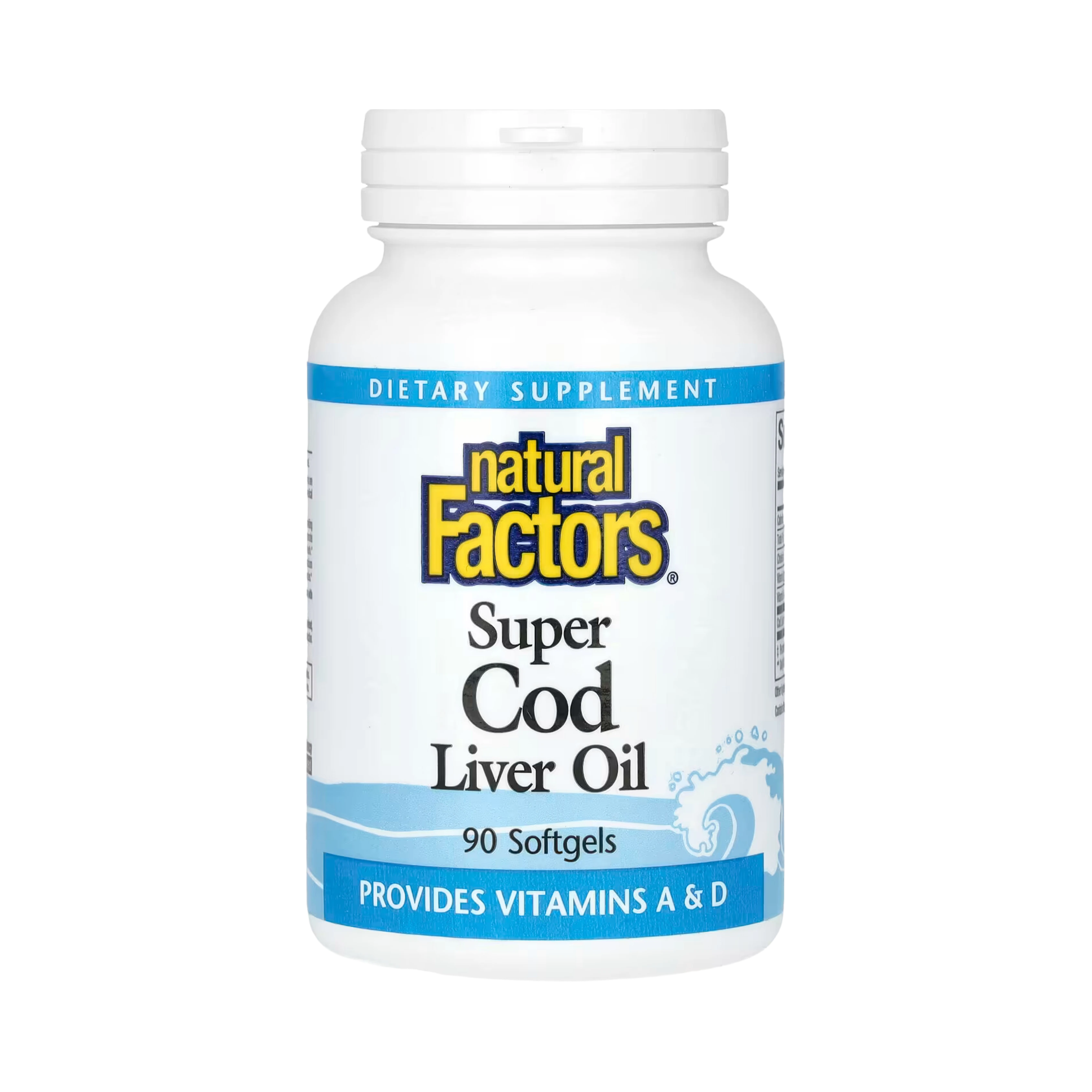 Natural Factors, Super Cod Liver Oil, 90 Softgels