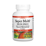 Natural Factors, Super Multi, Iron Free, 90 Tablets