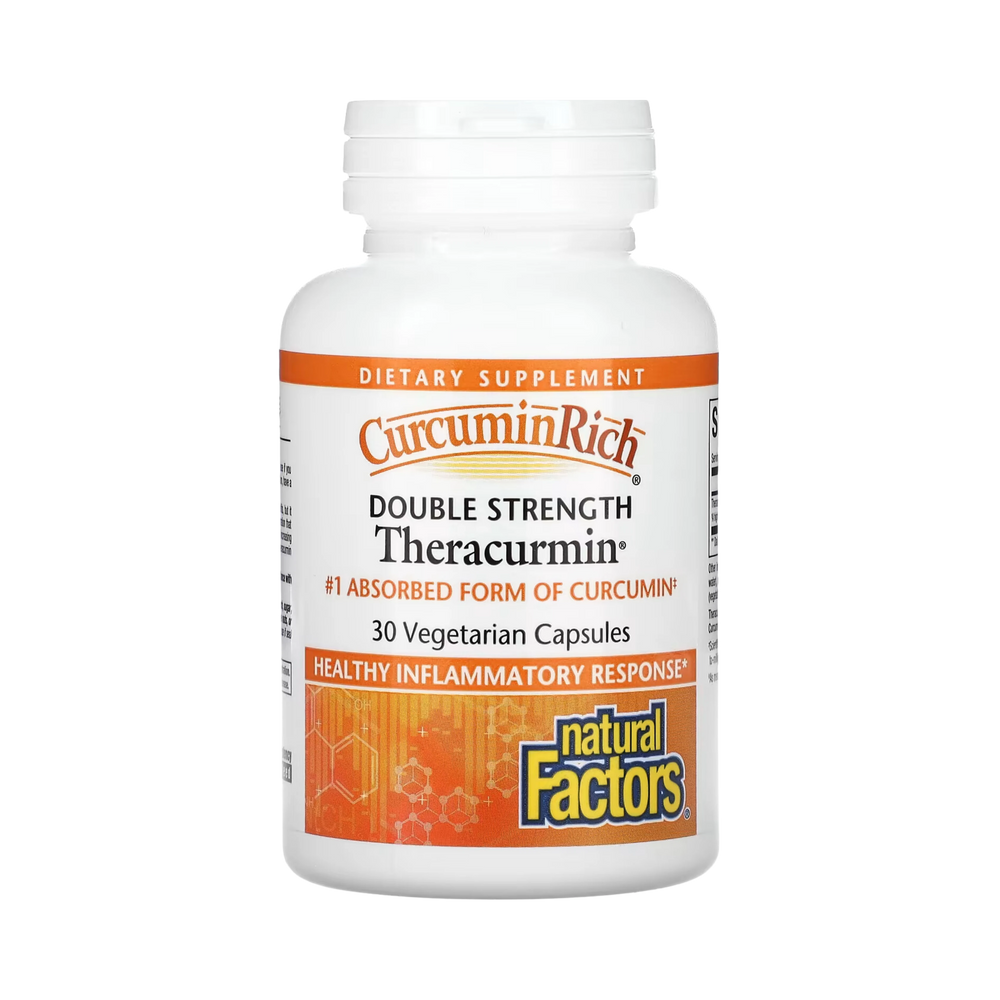 Natural Factors, Theracurmin, Double Strength, 30 Vegetarian Capsules