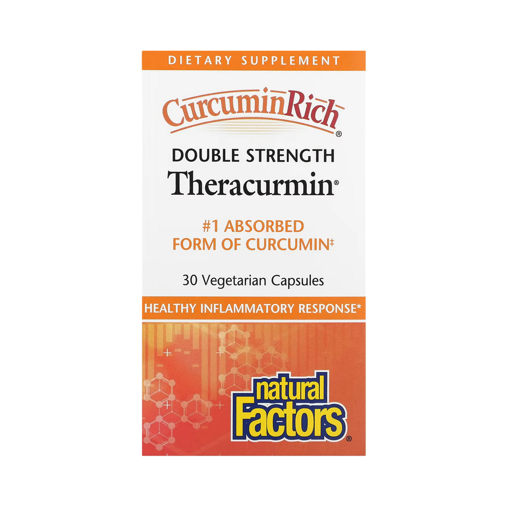 Natural Factors, Theracurmin, Double Strength, 30 Vegetarian Capsules