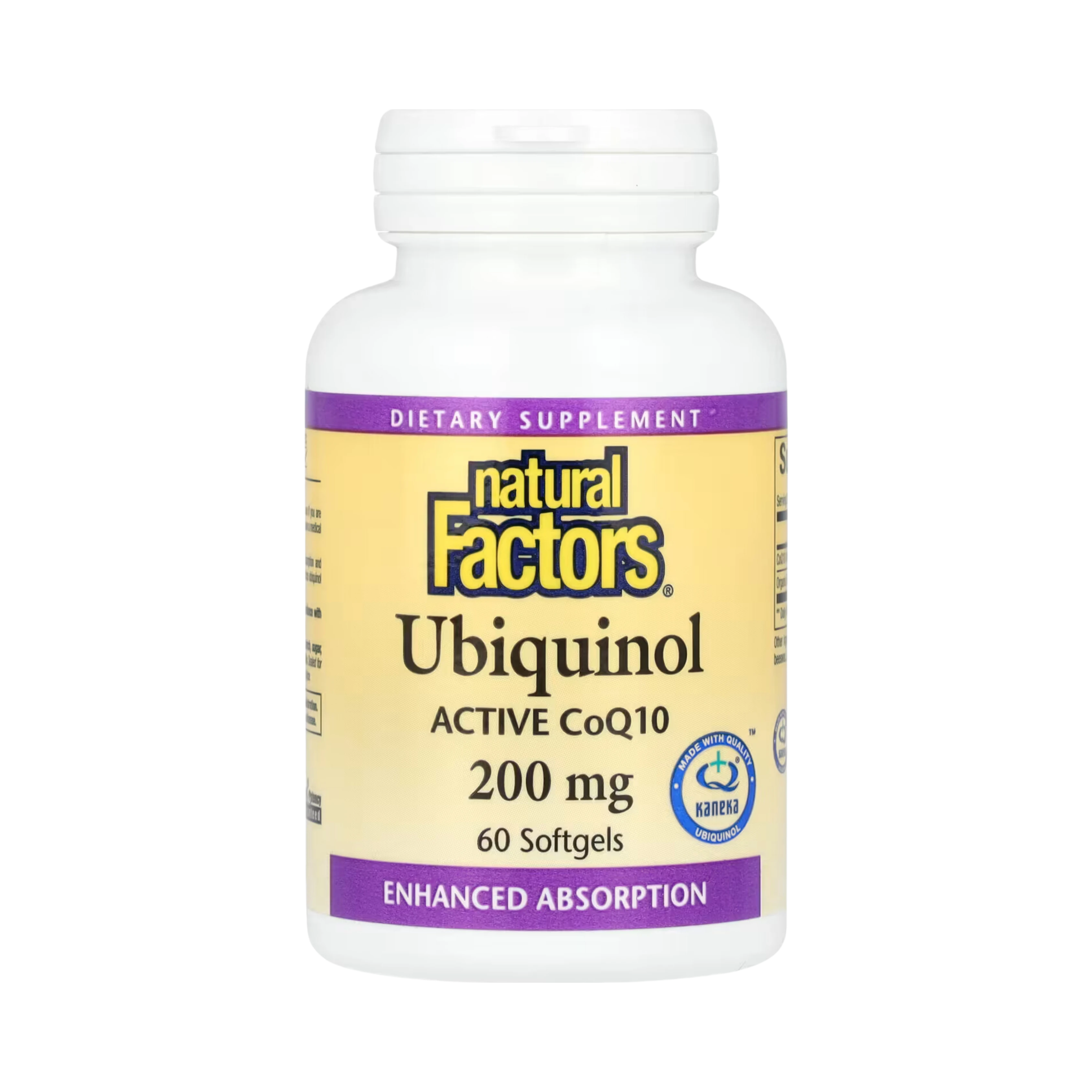 Natural Factors, Ubiquinol, 200 Mg, 60 Softgels