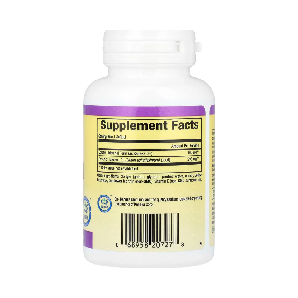 Natural Factors, Ubiquinol, Active CoQ10, 100 Mg, 30 Softgels