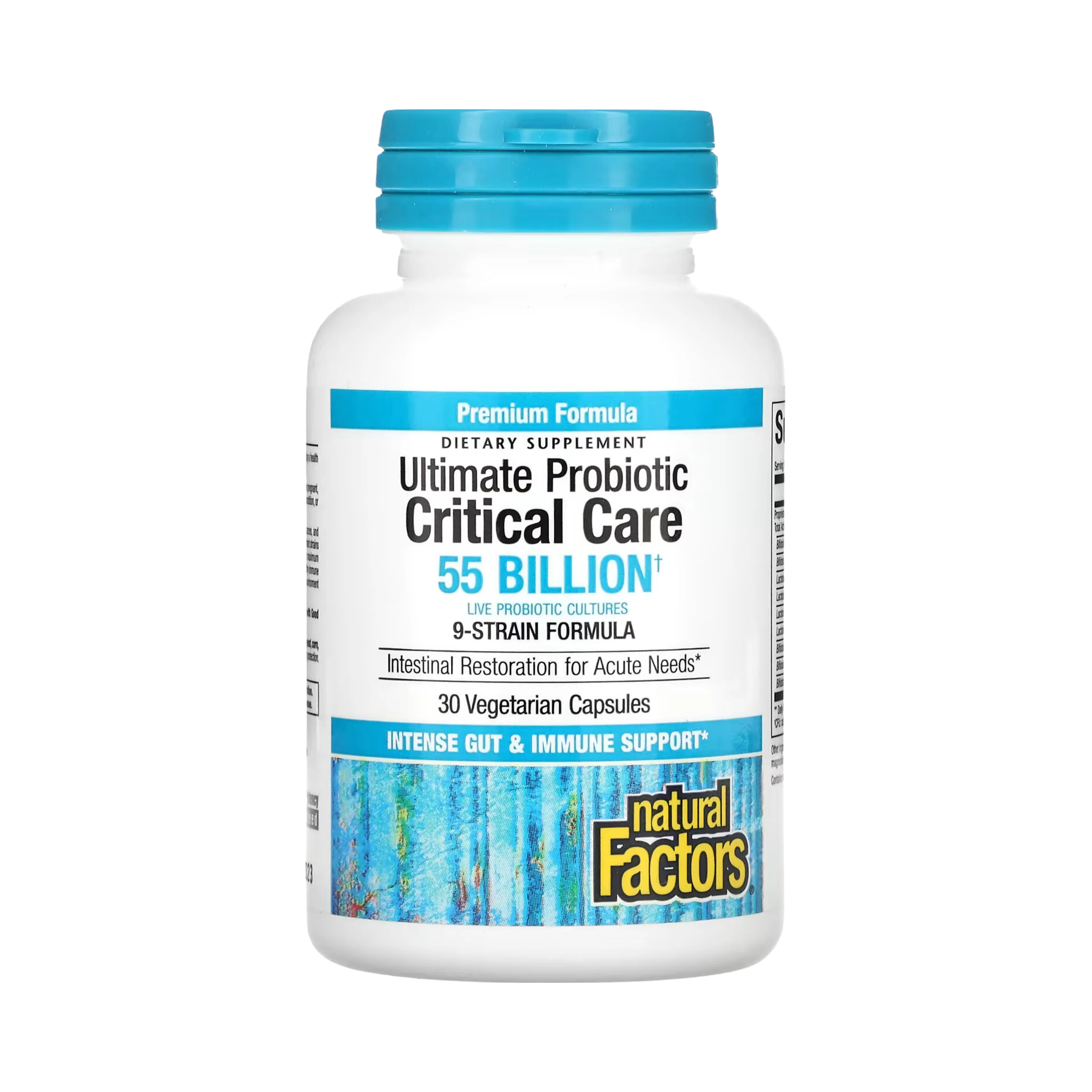 Natural Factors, Ultimate Probiotic, Critical Care, 55 Billion, 30 Vegetarian Capsules