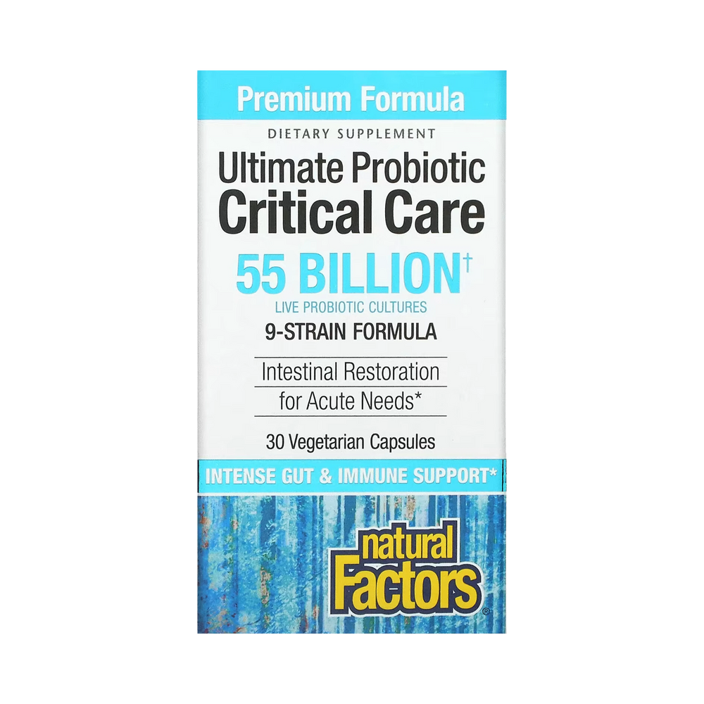 Natural Factors, Ultimate Probiotic, Critical Care, 55 Billion, 30 Vegetarian Capsules
