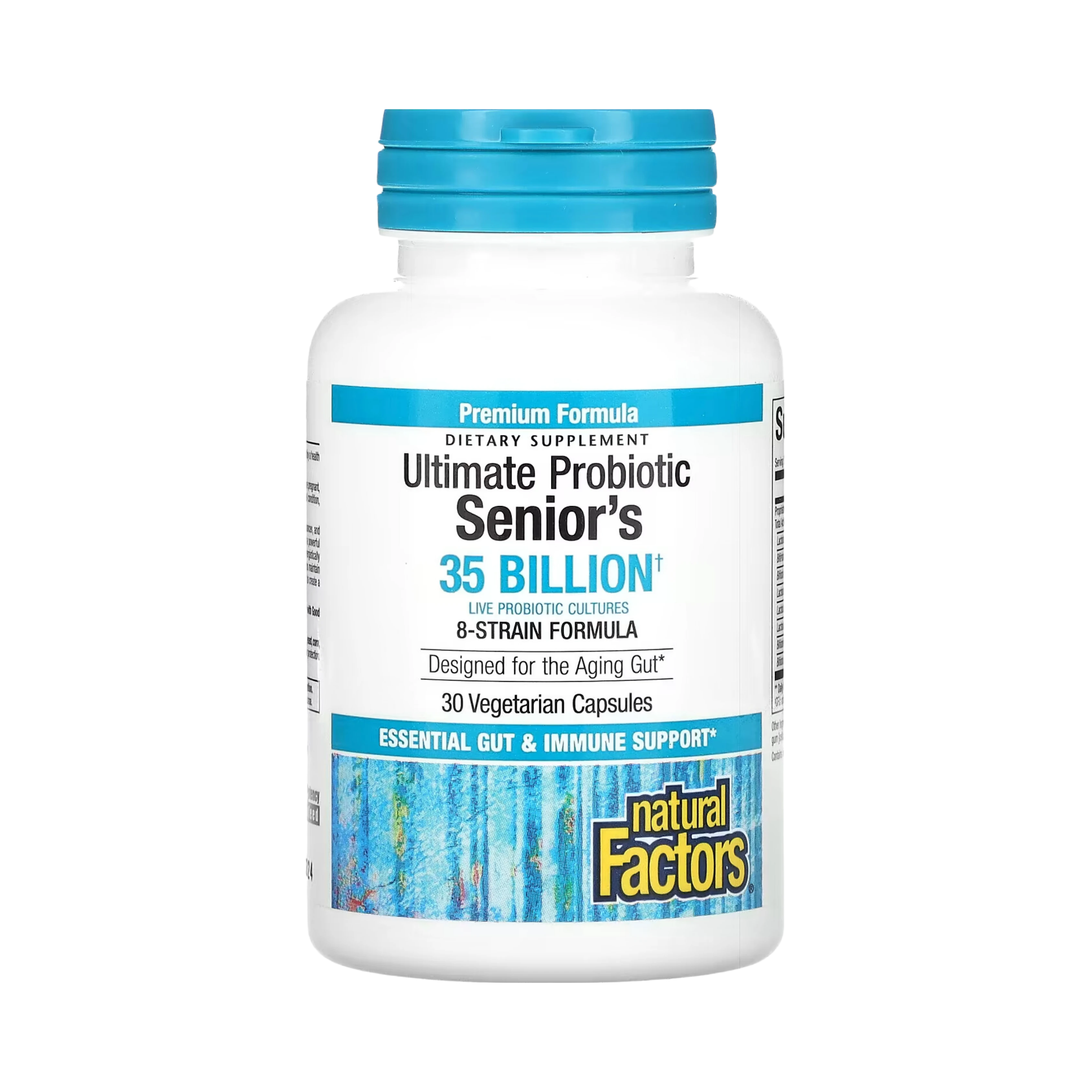 Natural Factors, Ultimate Probiotic, Senior's, 35 Billion CFUs, 30 Vegetarian Capsules