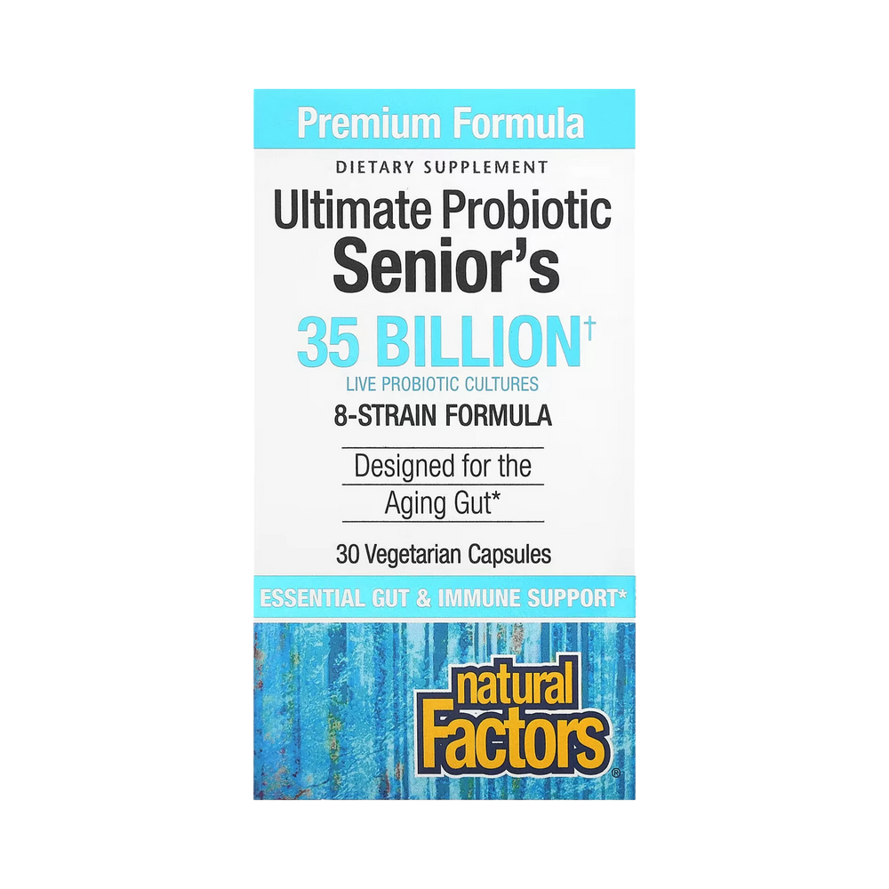 Natural Factors, Ultimate Probiotic, Senior's, 35 Billion CFUs, 30 Vegetarian Capsules