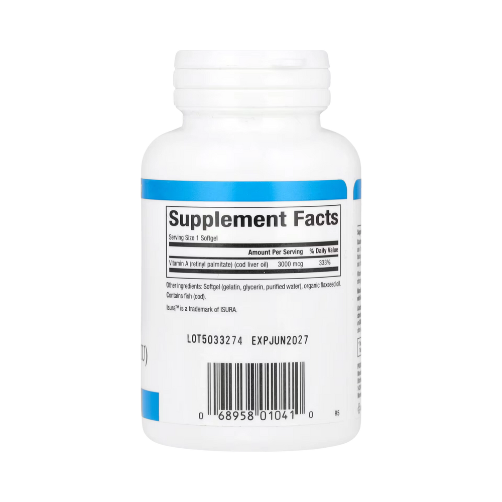 Natural Factors, Vitamin A, 3,000 Mcg (10,000 IU), 180 Softgels
