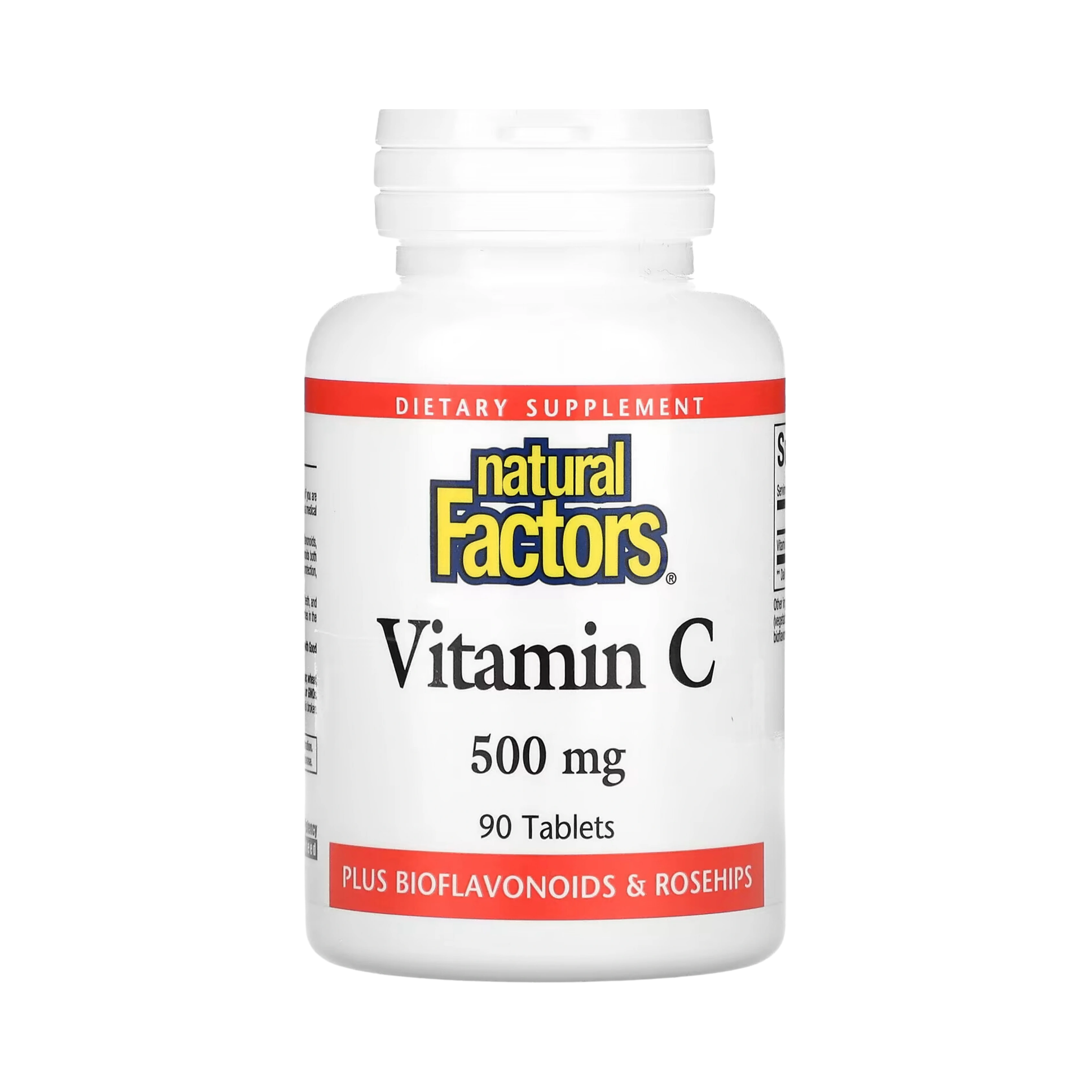 Natural Factors, Vitamin C, 500 Mg, 90 Tablets