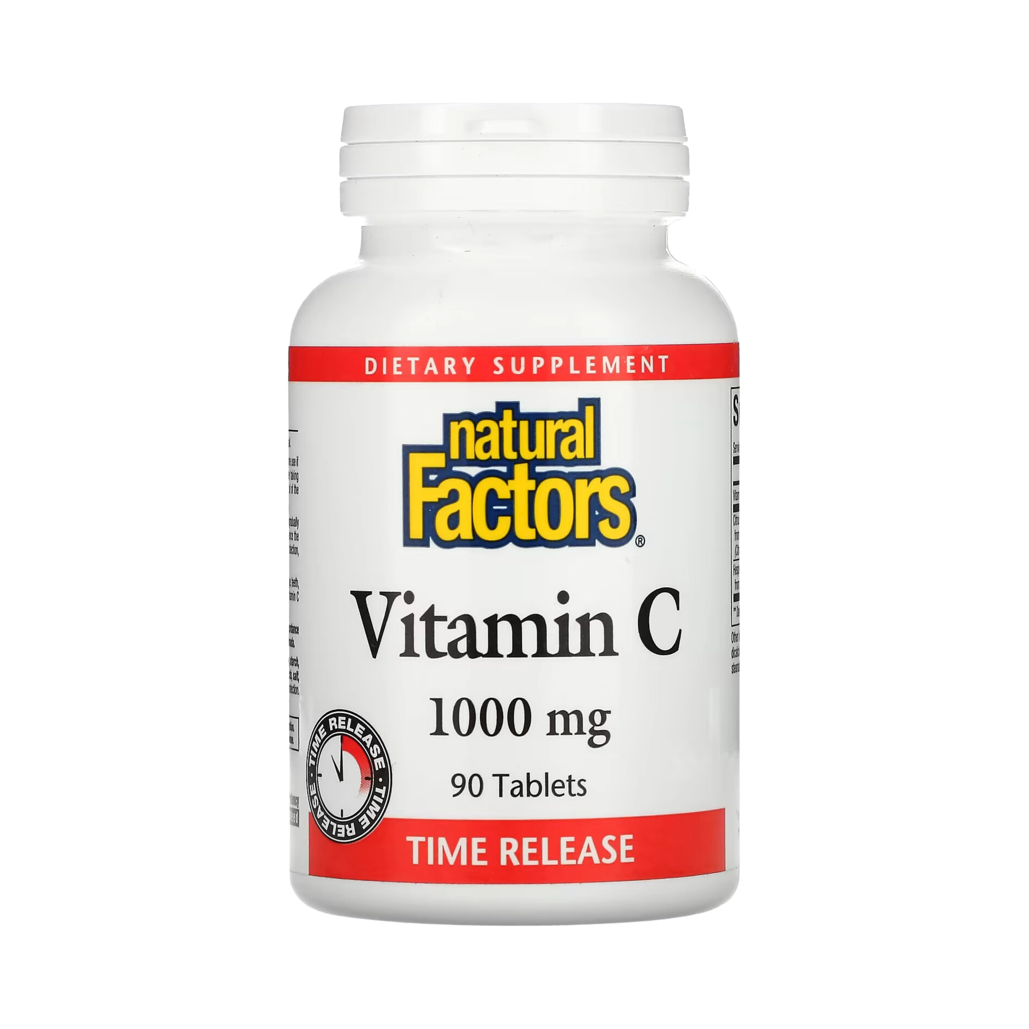 Natural Factors, Vitamin C, Time Release, 1,000 Mg, 90 Tablets