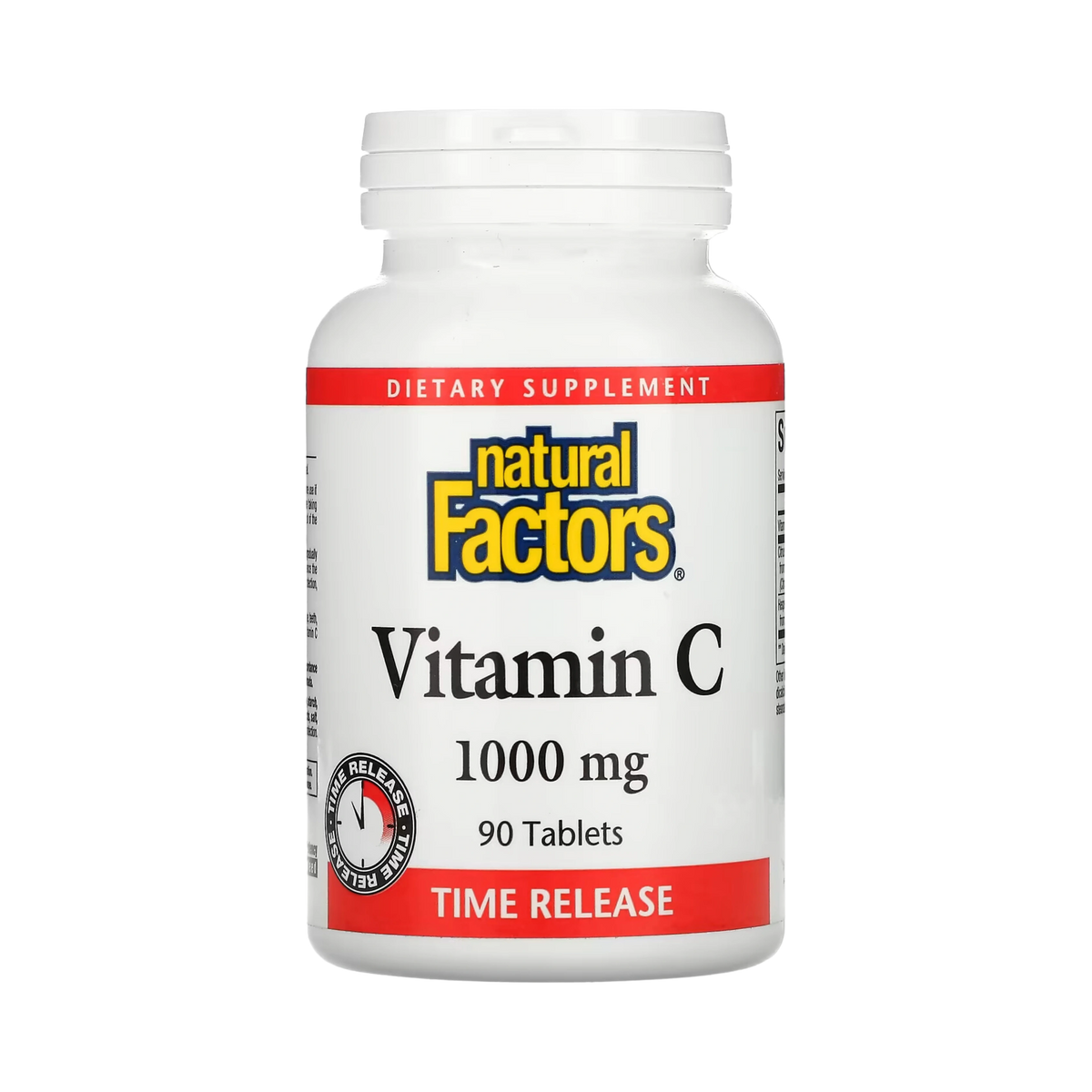 Natural Factors, Vitamin C, Time Release, 1,000 Mg, 90 Tablets