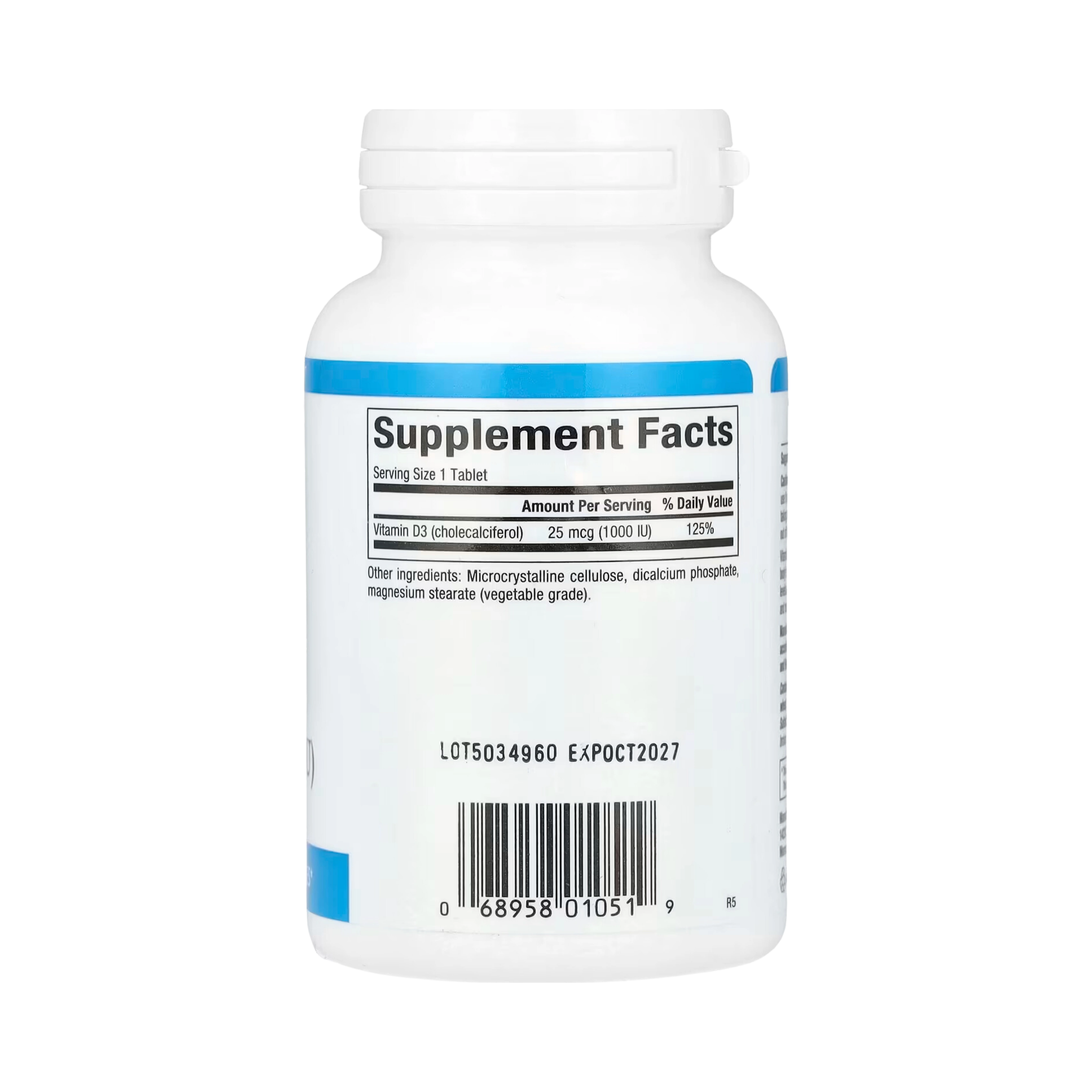 Natural Factors, Vitamin D3, 25 mcg (1,000 IU), 180 Tablets
