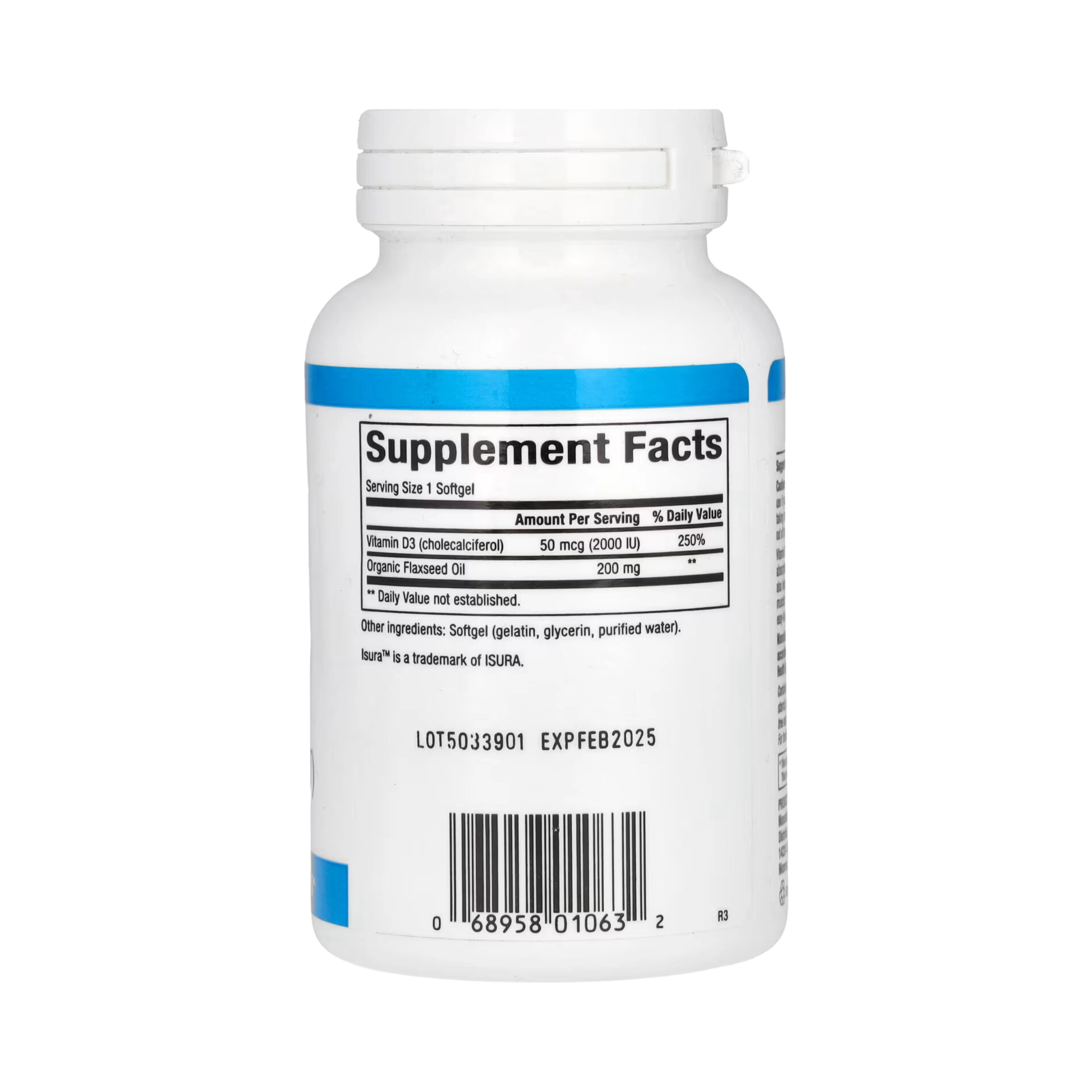 Natural Factors, Vitamin D3, 50 mcg (2,000 IU), 240 Softgels