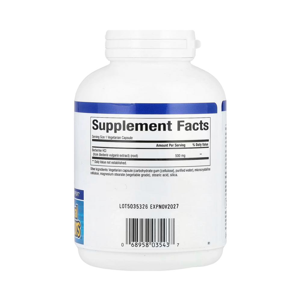 Natural Factors, WellBetX, Berberine, 500 Mg, 120 Vegetarian Capsules