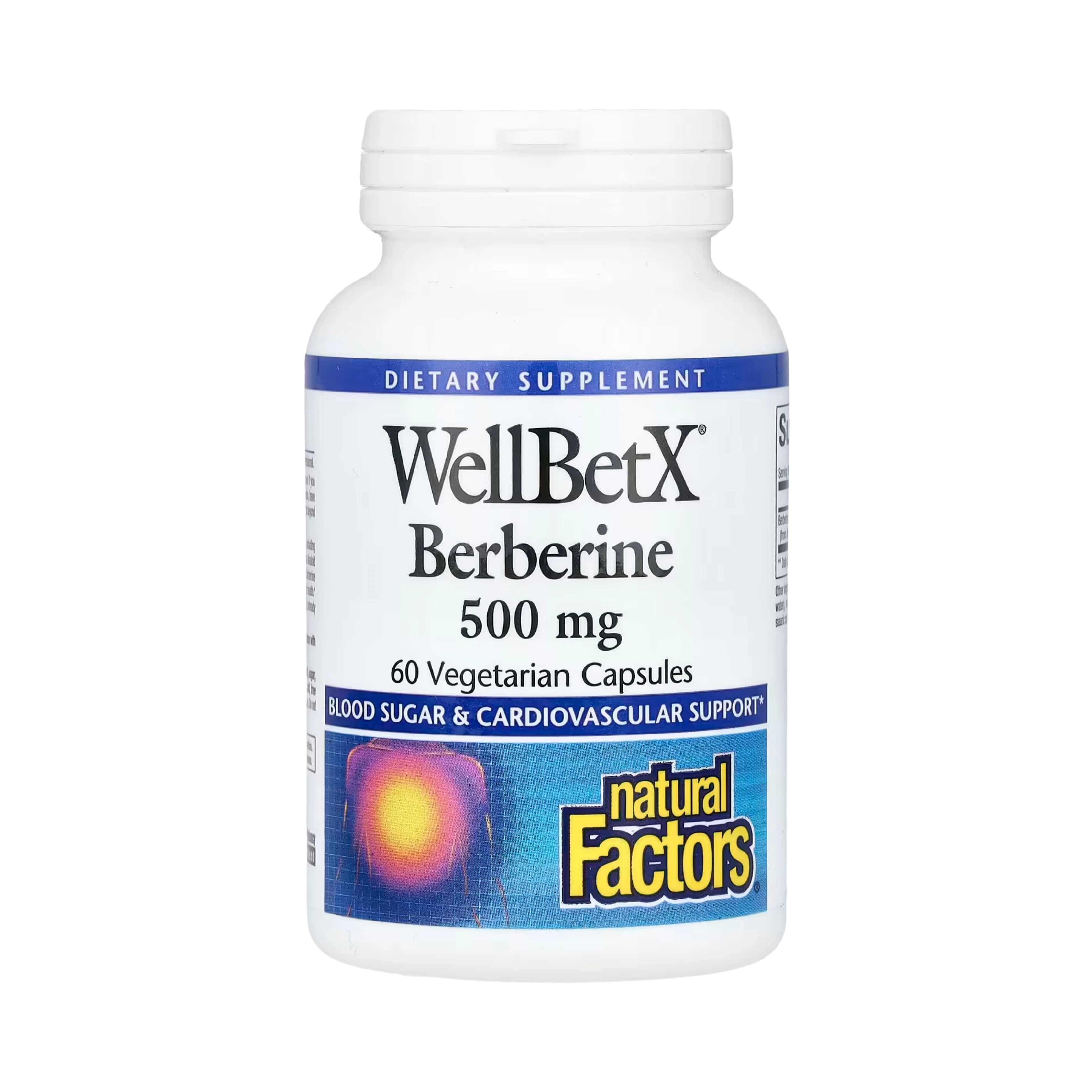 Natural Factors, WellBetX Berberine, 500 Mg, 60 Vegetarian Capsules