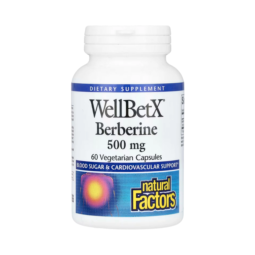 Natural Factors, WellBetX Berberine, 500 Mg, 60 Vegetarian Capsules