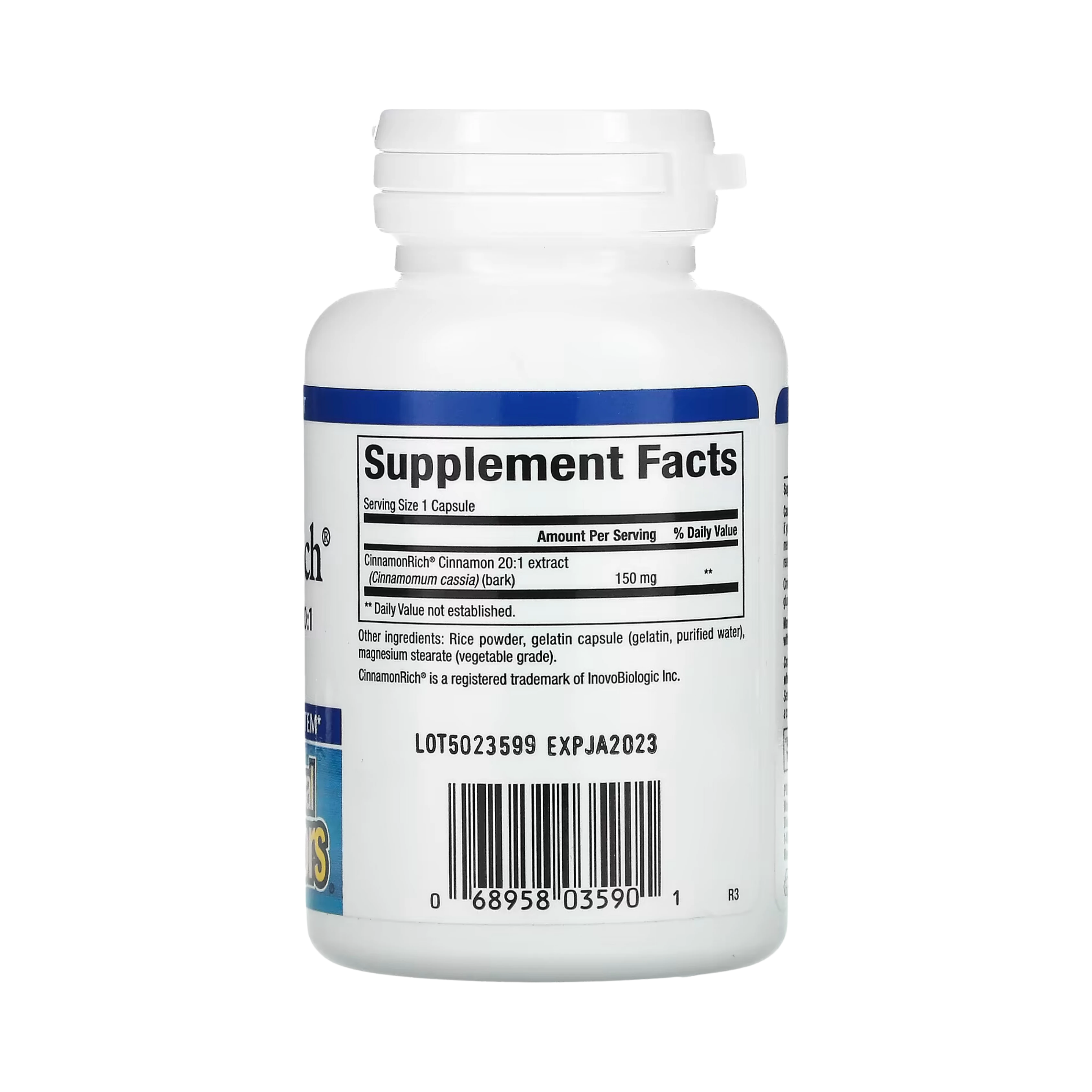 Natural Factors, WellBetX, CinnamonRich, 150 Mg, 60 Capsules