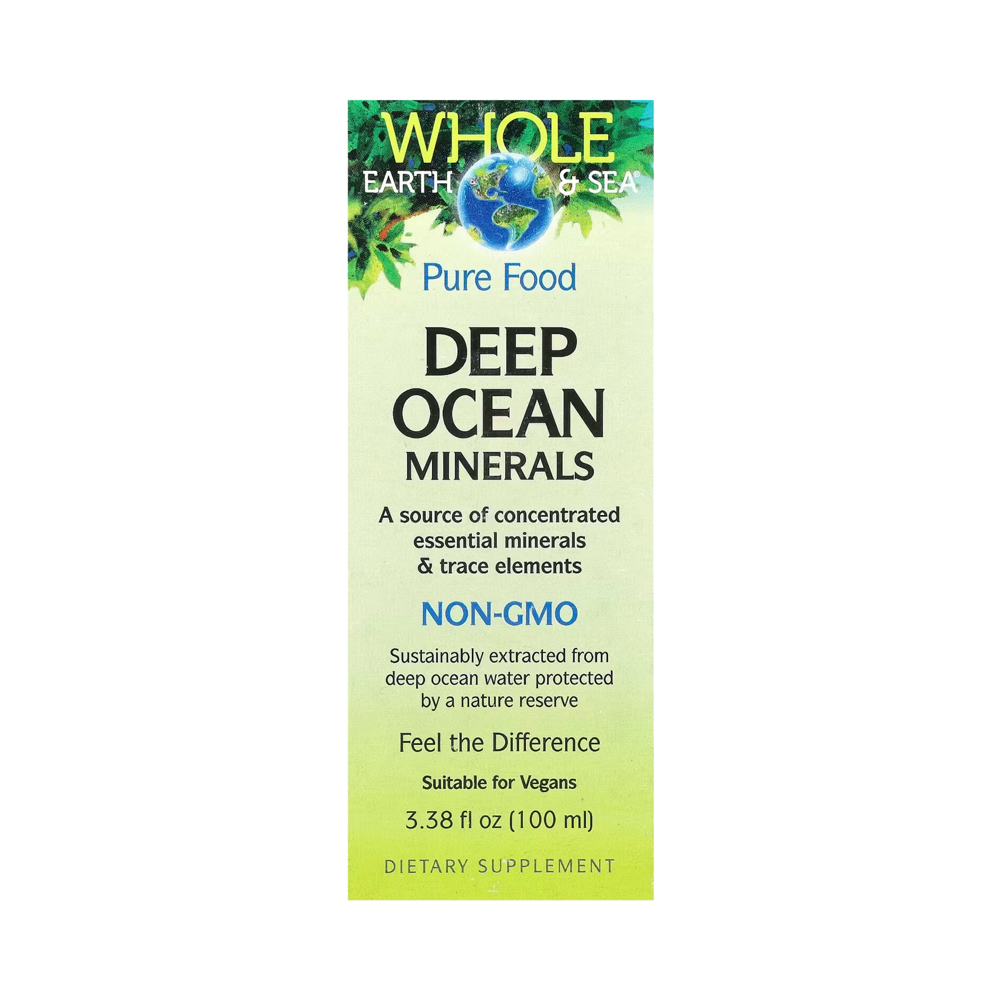 Natural Factors, Whole Earth & Sea, Deep Ocean Minerals, 3.38 Fl Oz