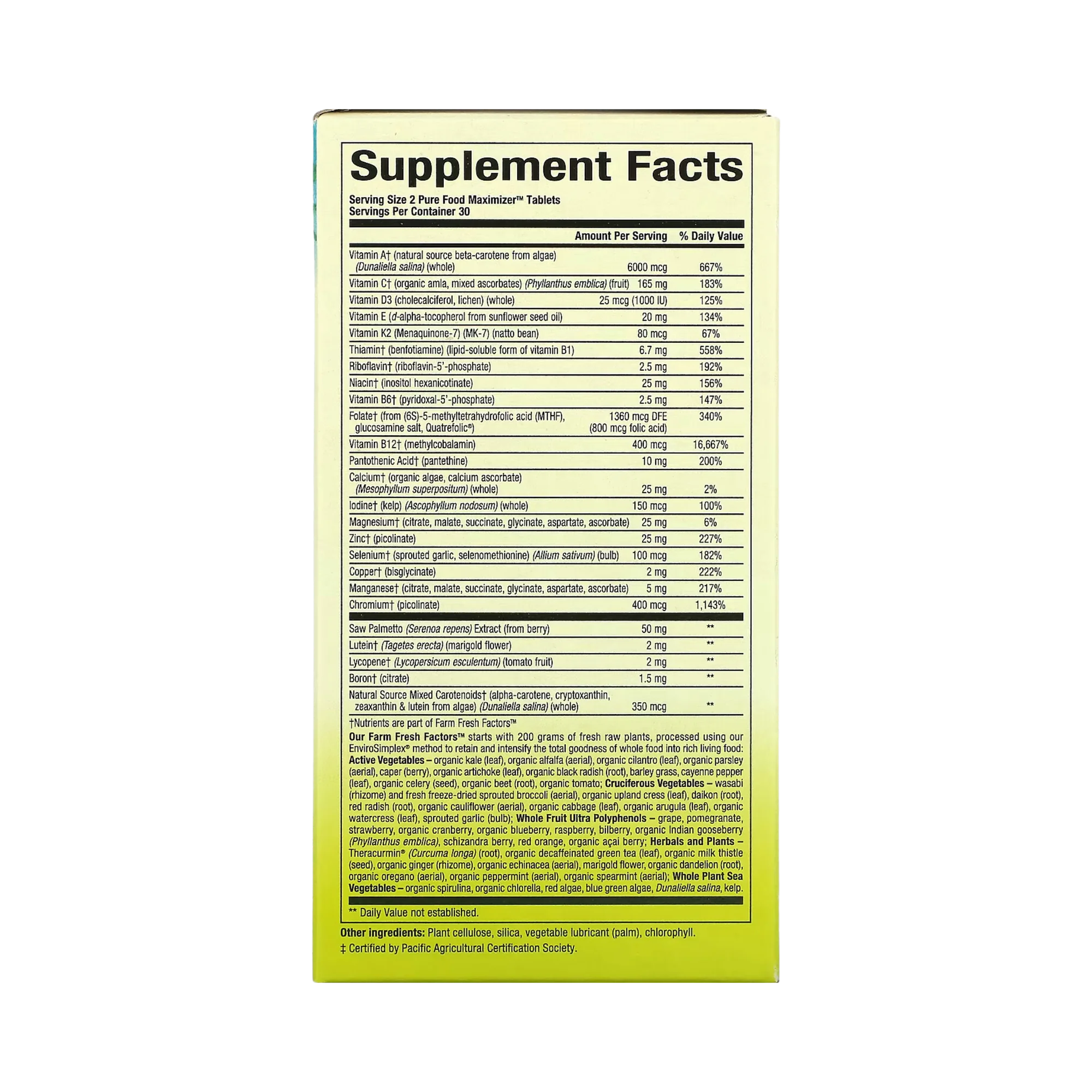 Natural Factors, Whole Earth & Sea, Men's 50+ Multivitamin & Mineral, 60 Tablets