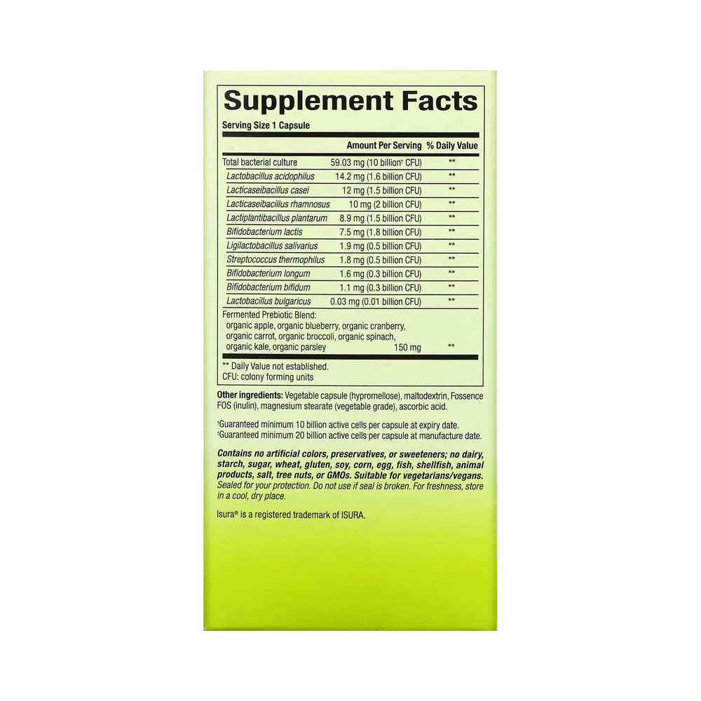 Natural Factors, Whole Earth & Sea, Whole Food Synbiotic Pre+Probiotic, 10 Billion, 60 Vegetarian Capsules