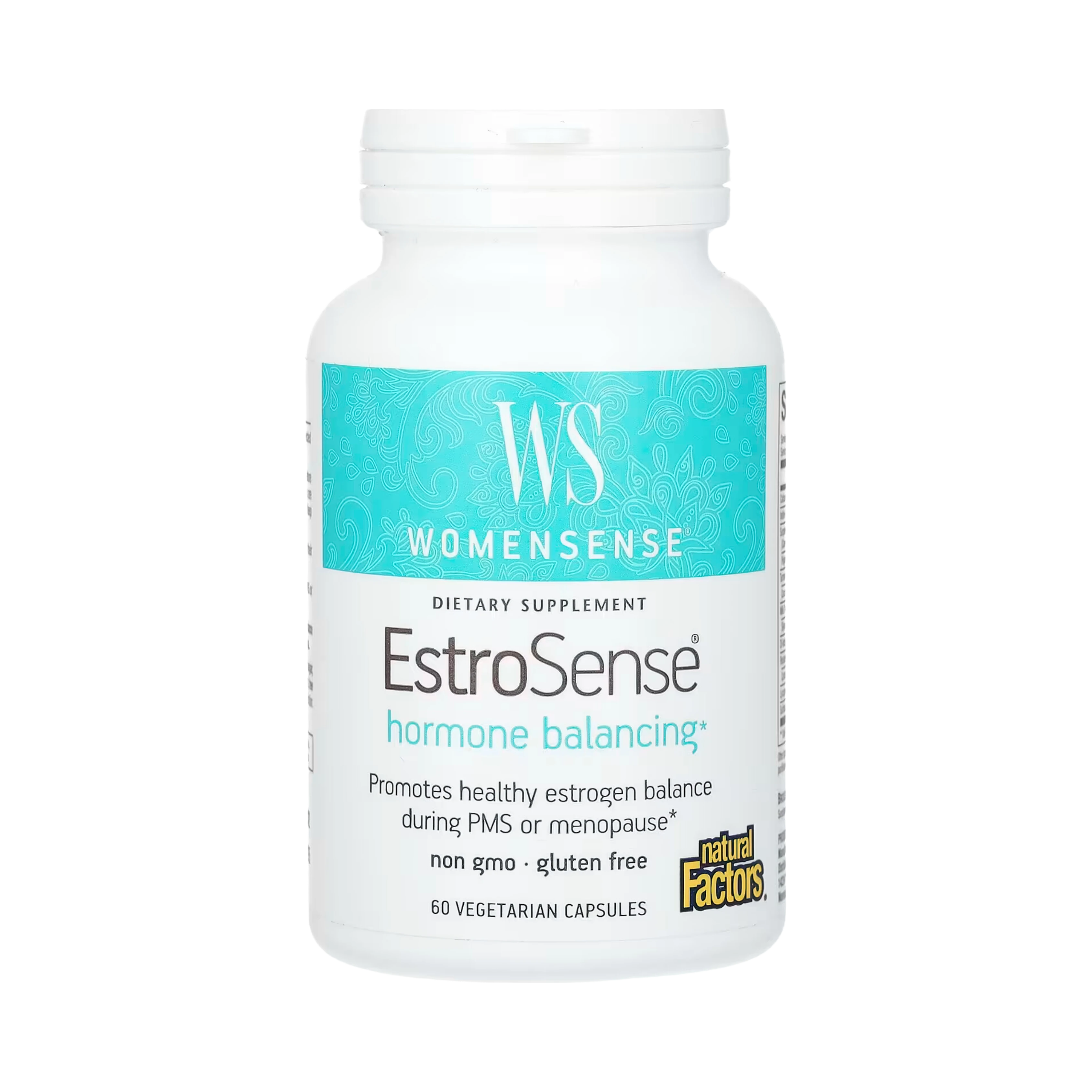 Natural Factors, WomenSense, EstroSense, Hormone Balancing, 60 Vegetarian Capsules