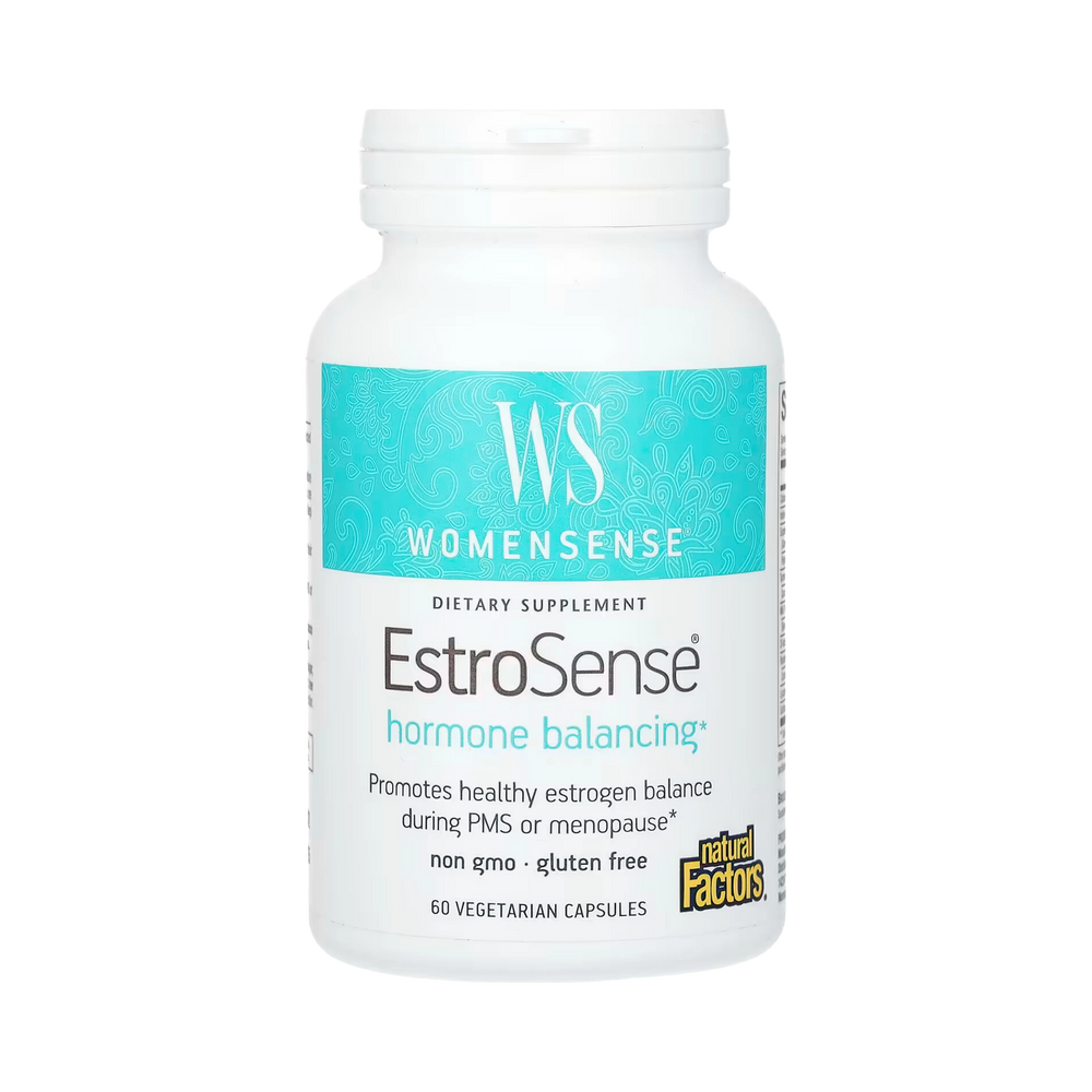 Natural Factors, WomenSense, EstroSense, Hormone Balancing, 60 Vegetarian Capsules