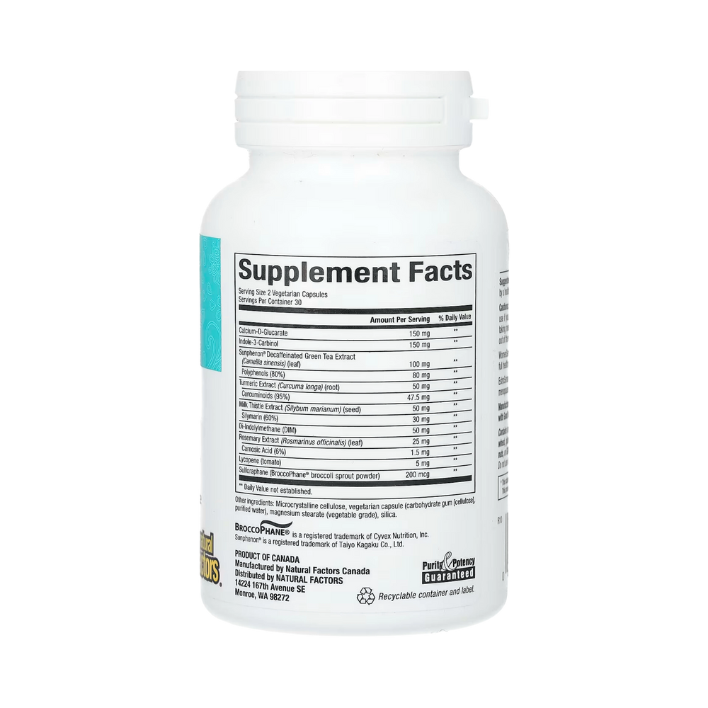 Natural Factors, WomenSense, EstroSense, Hormone Balancing, 60 Vegetarian Capsules