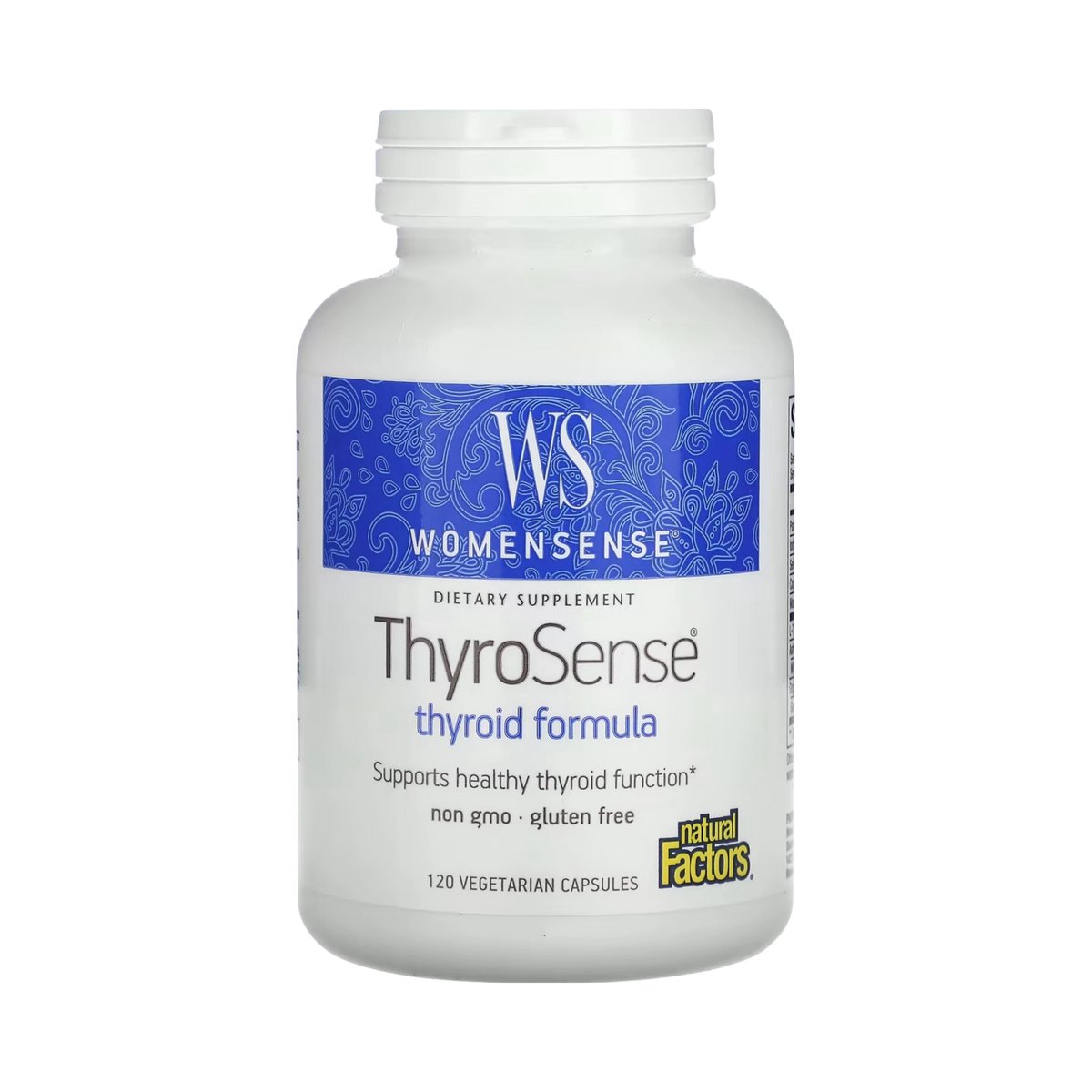 Natural Factors, WomenSense, ThyroSense, Thyroid Formula, 120 Vegetarian Capsules