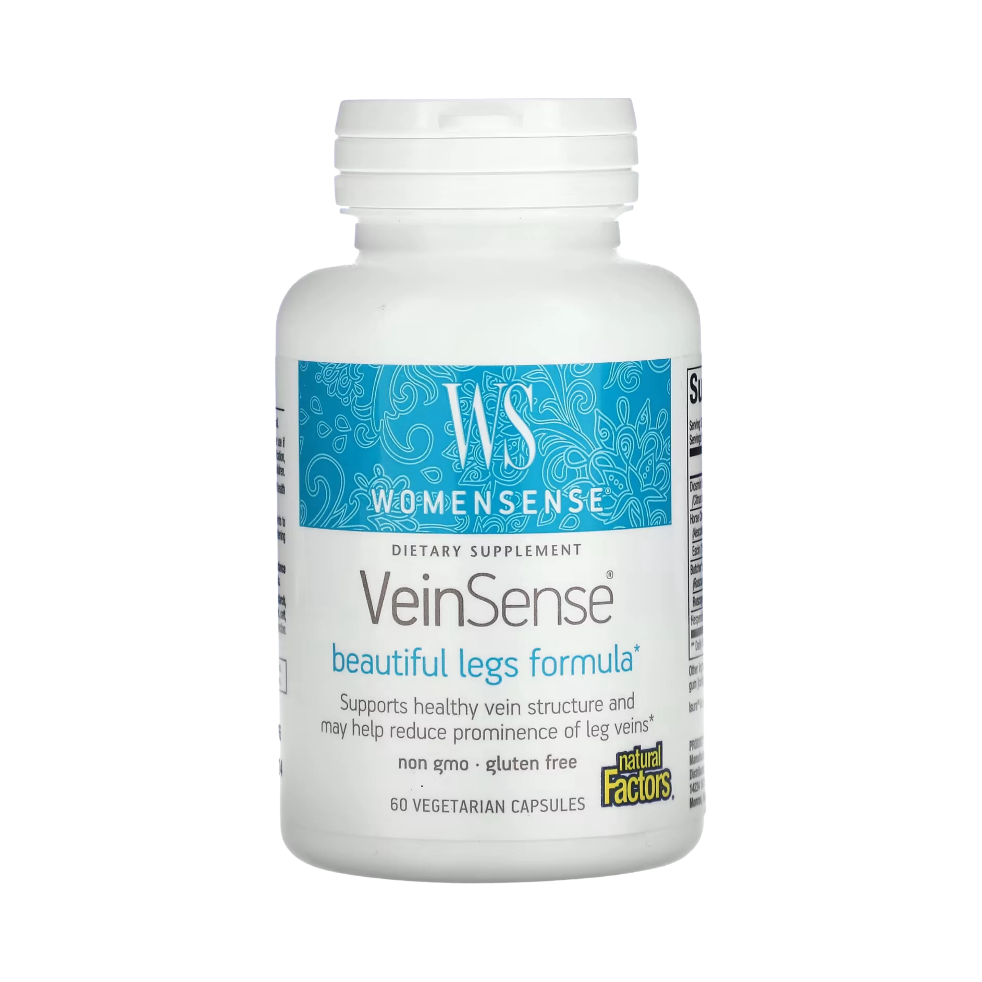 Natural Factors, WomenSense, VeinSense, 60 Vegetarian Capsules