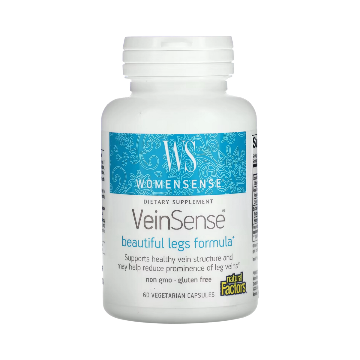 Natural Factors, WomenSense, VeinSense, 60 Vegetarian Capsules