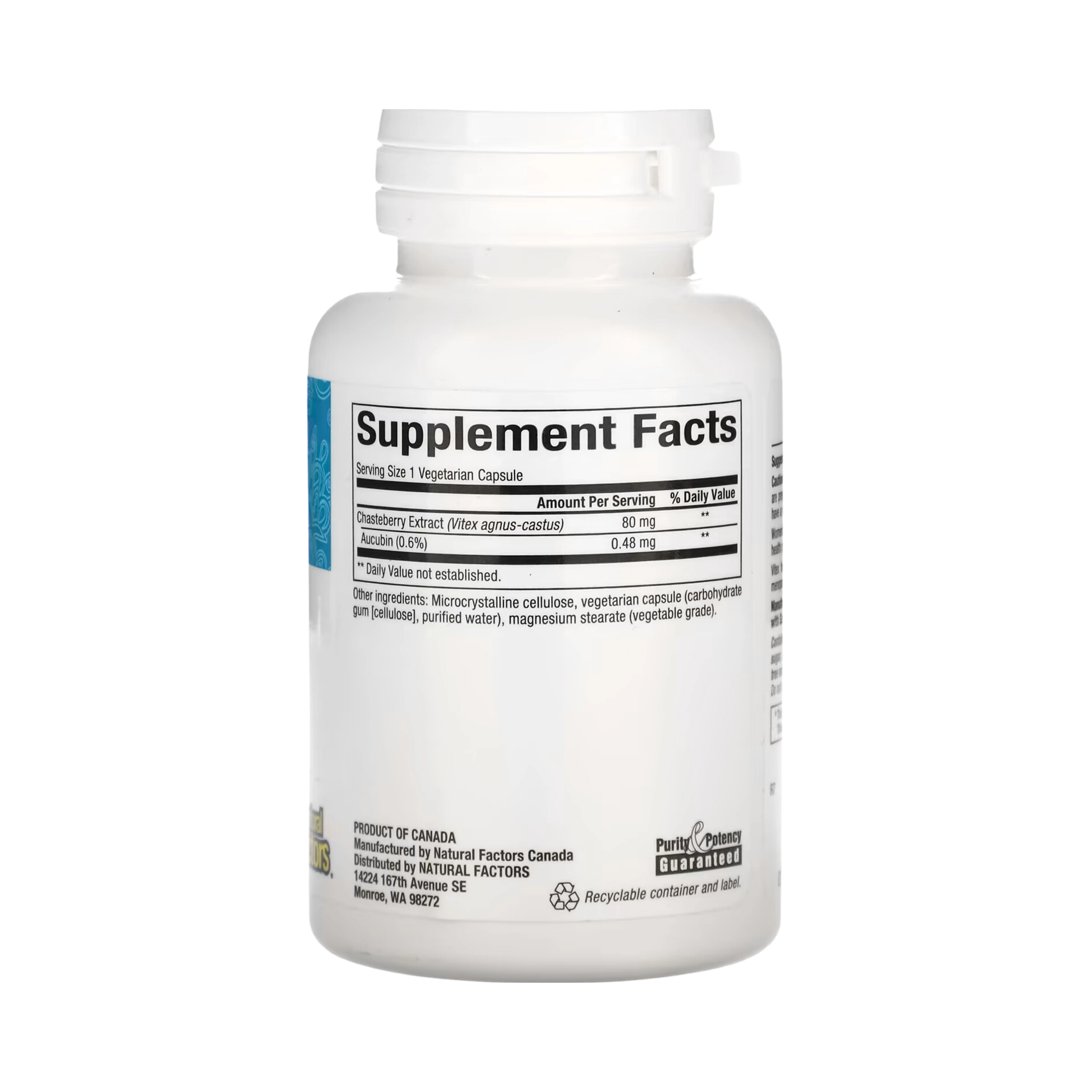 Natural Factors, Womensense, Vitex Chasteberry Extract, 90 Vegetarian Capsules