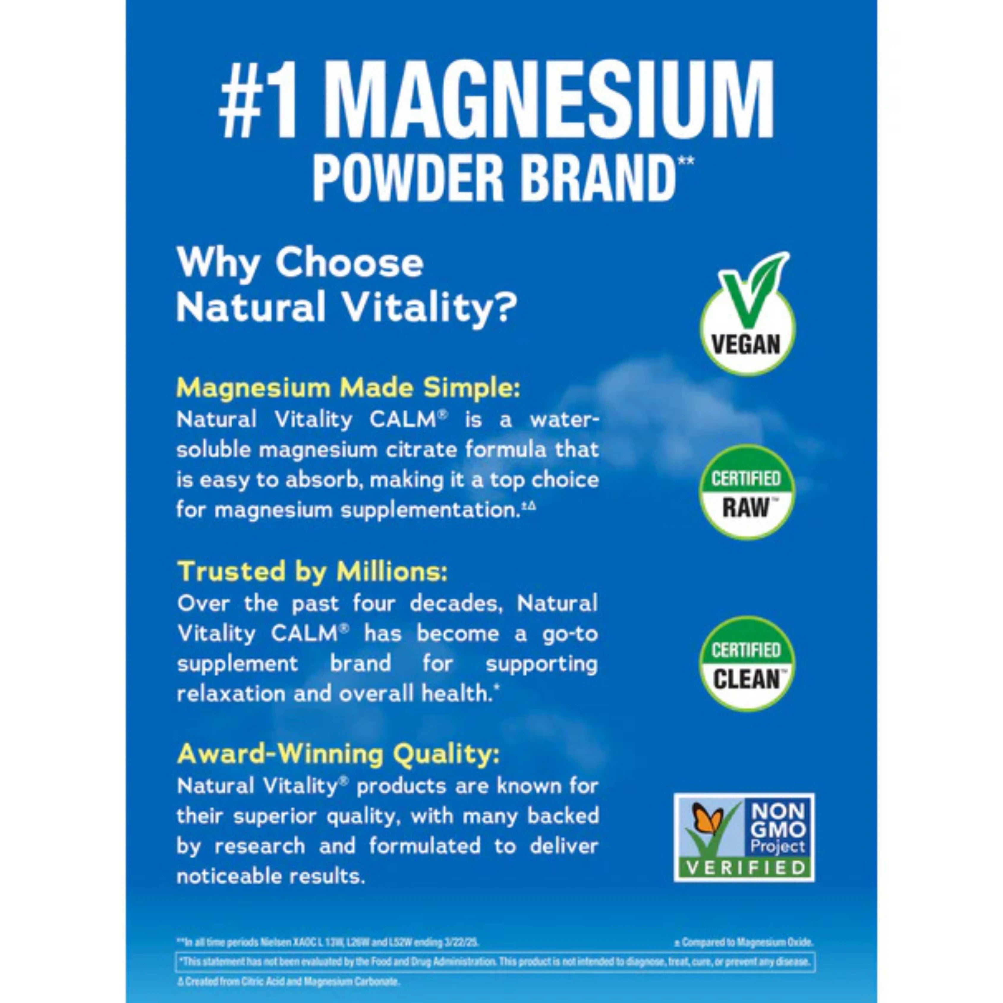Natural Vitality, CALM, Relaxing Drink Mix, Orange, 16 oz, 453 g