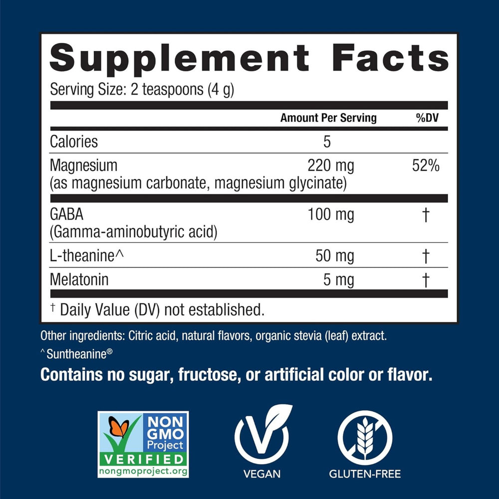 Natural Vitality, CALM Sleep, Magnesium Supplement Drink Mix, Mixed Berry, 6 oz, 170 g